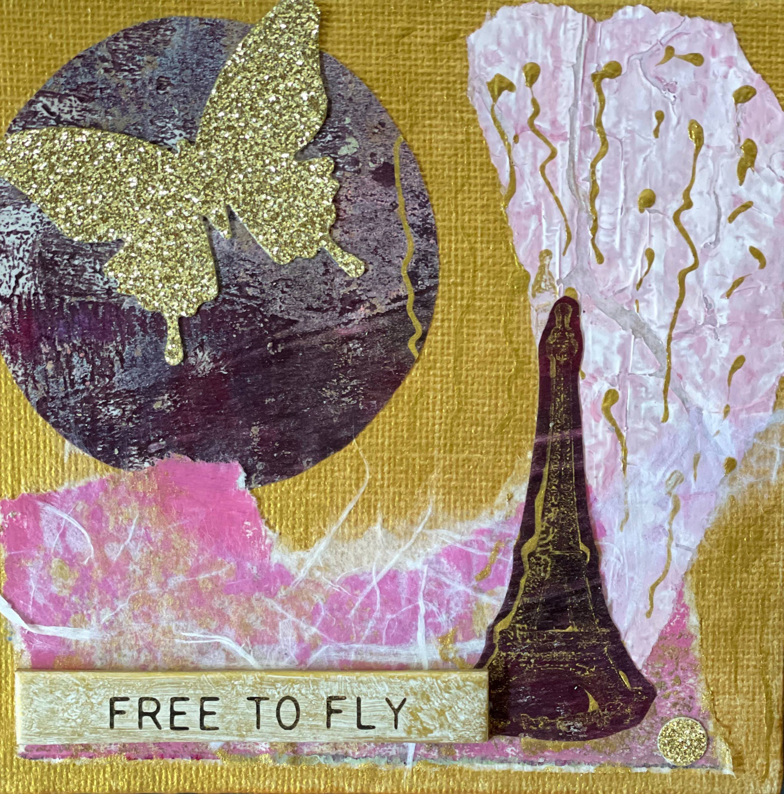 Free to Fly   4 x 4 in   $50