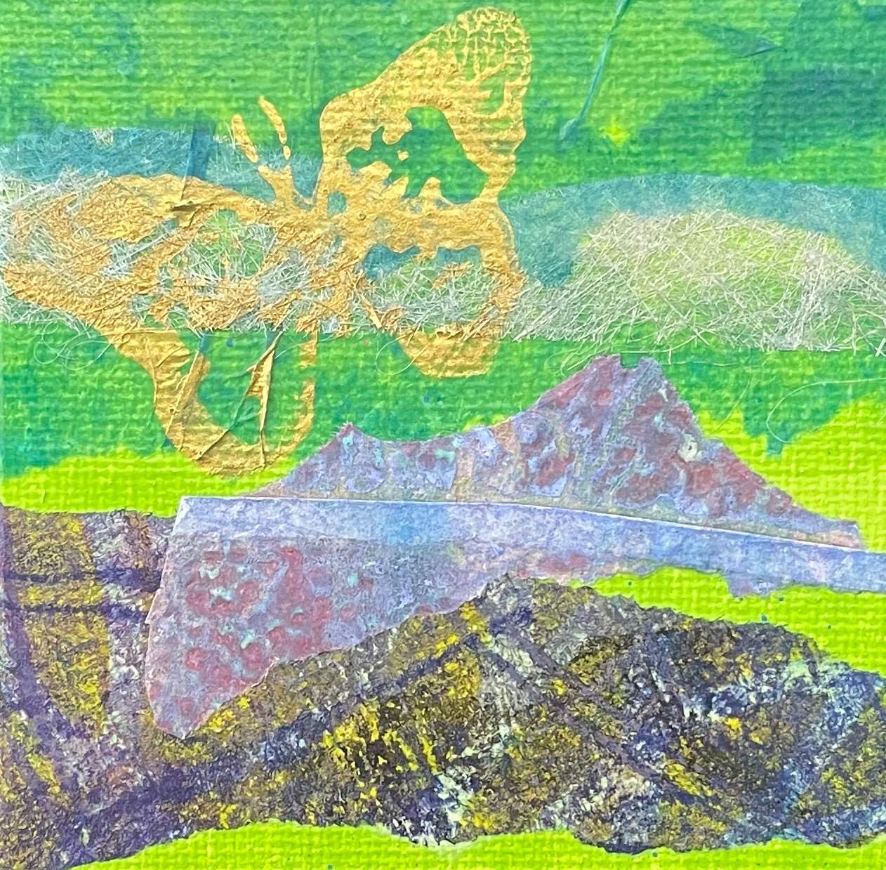 Mountainous Terrain   3 x 3 in   $40