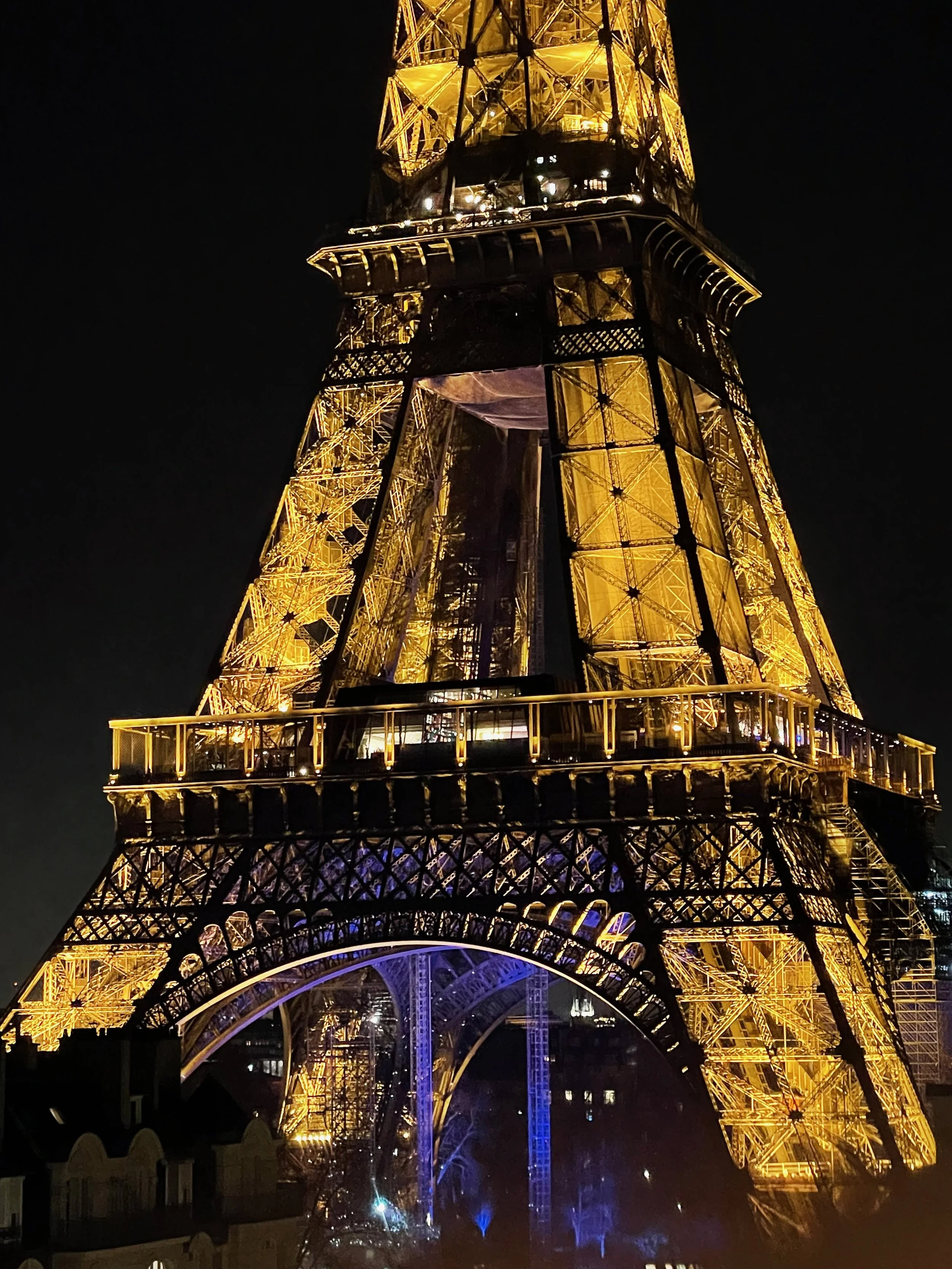 Eiffel Lights 14 x 11 in $225