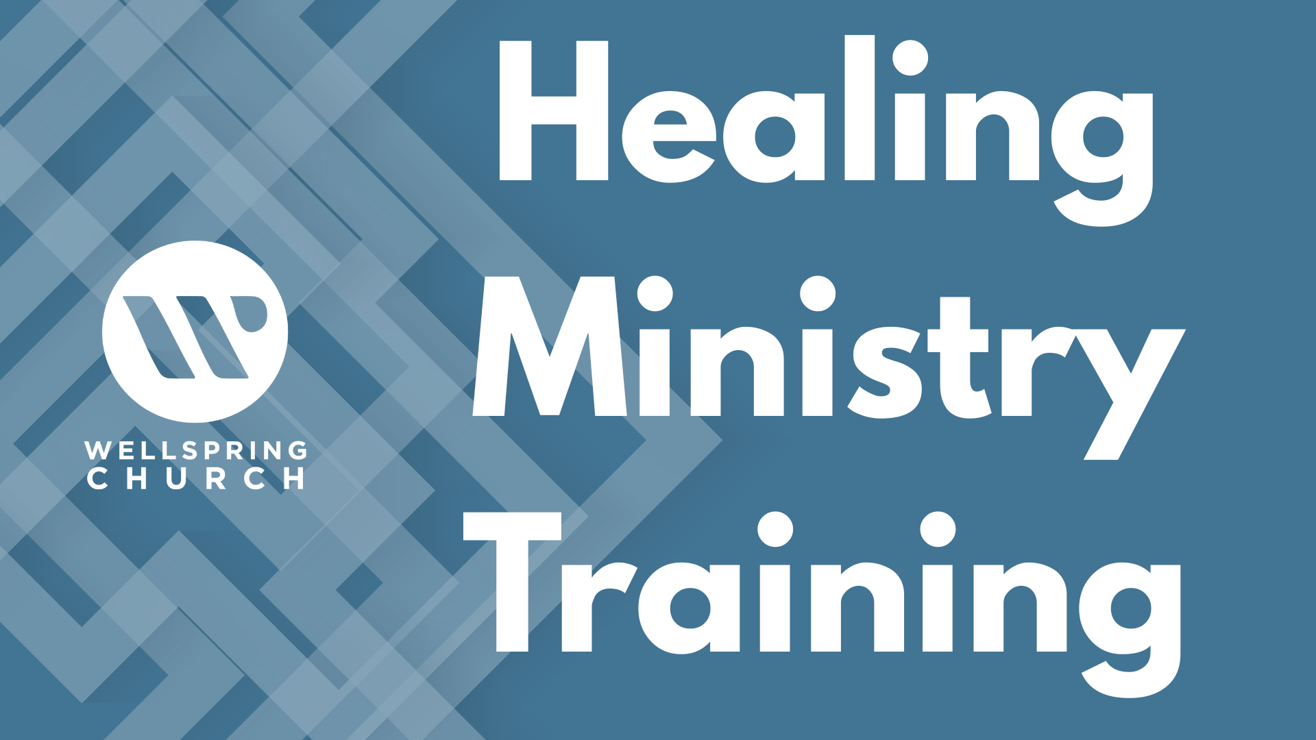 Healing Ministry Training