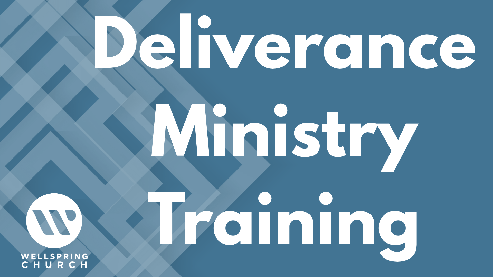 Deliverance Ministry Training
