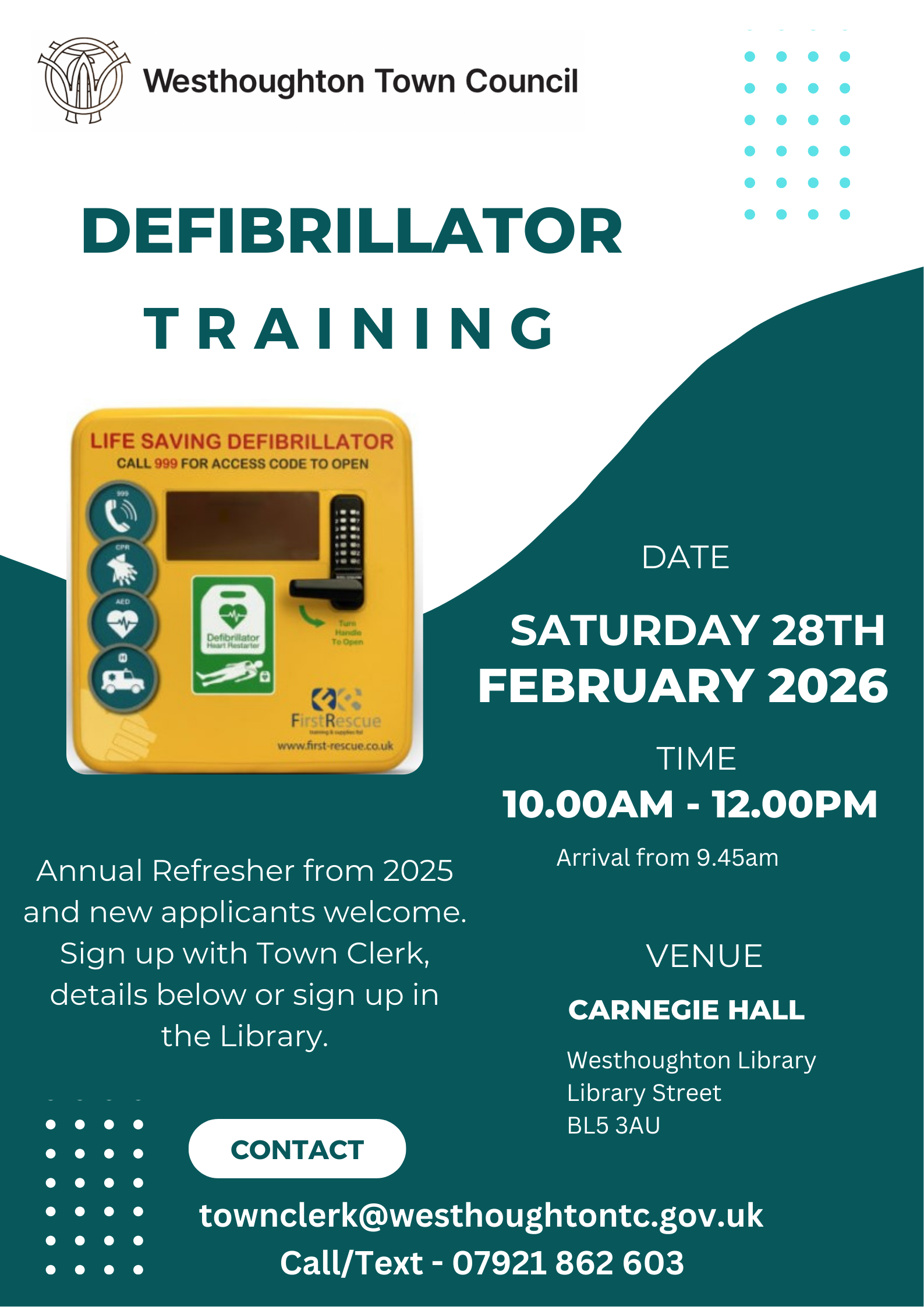 Defibrillator Training