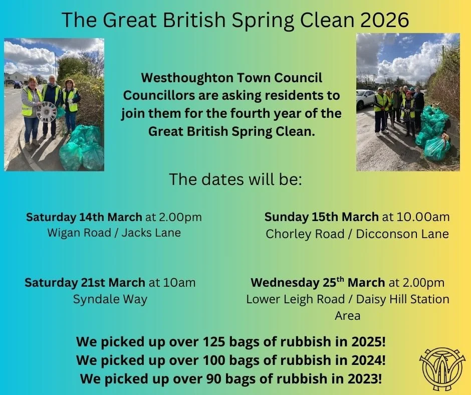 The Great British Spring Clean — Westhoughton Town Council