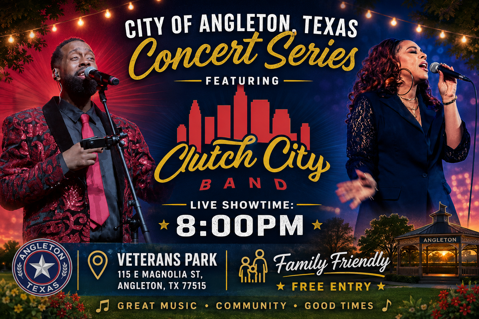 LIVE AT City of Angleton Concert Series