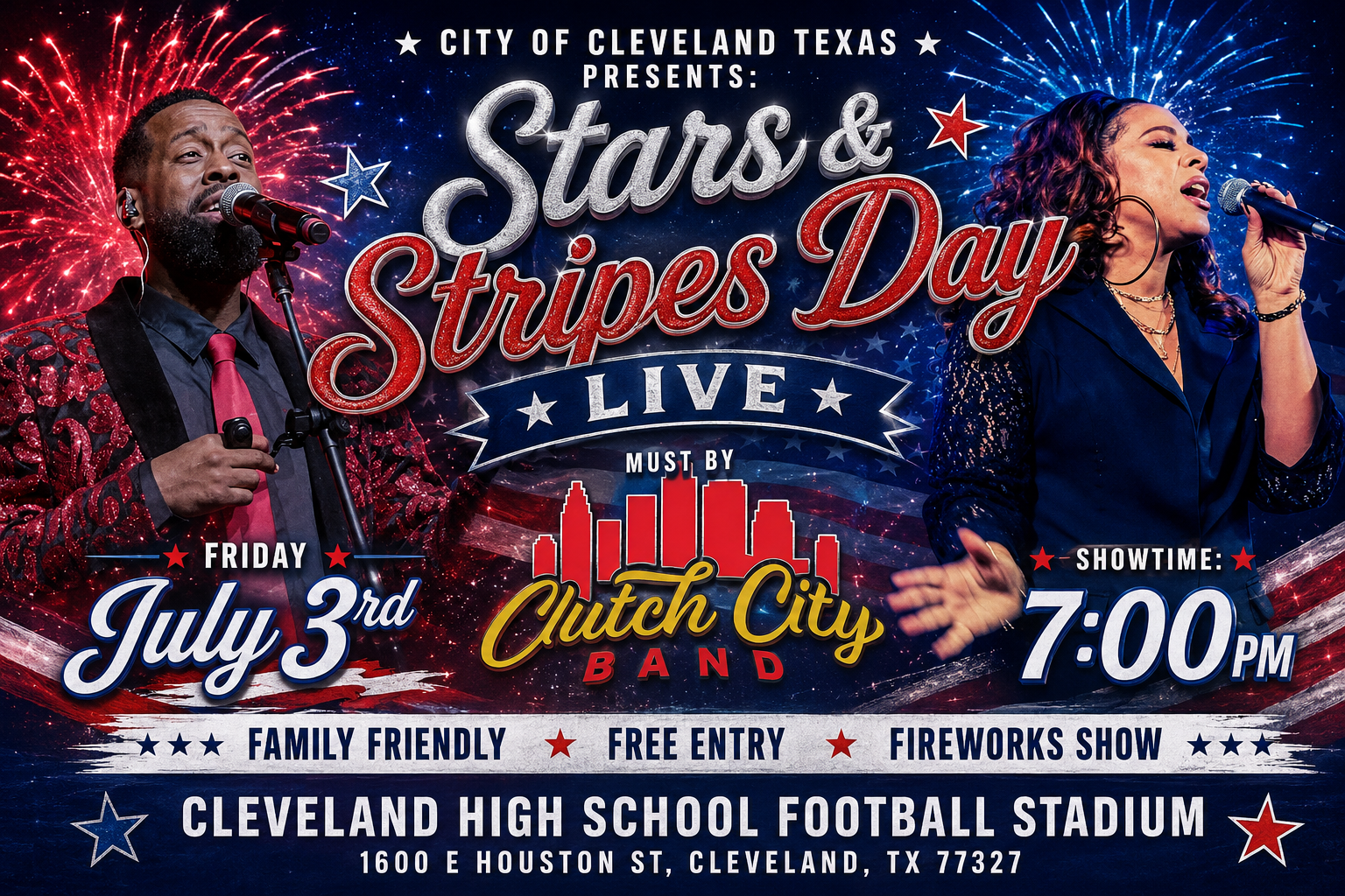 Live at Stars & Stripes Day Celebration (Cleveland, TX)