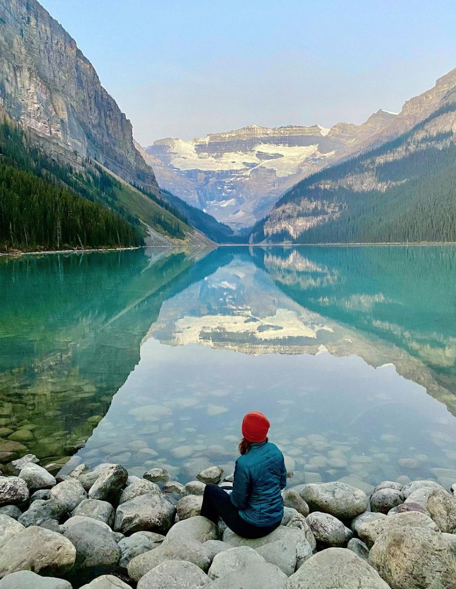 banff national park lake louise canada hiking feminine empowerment