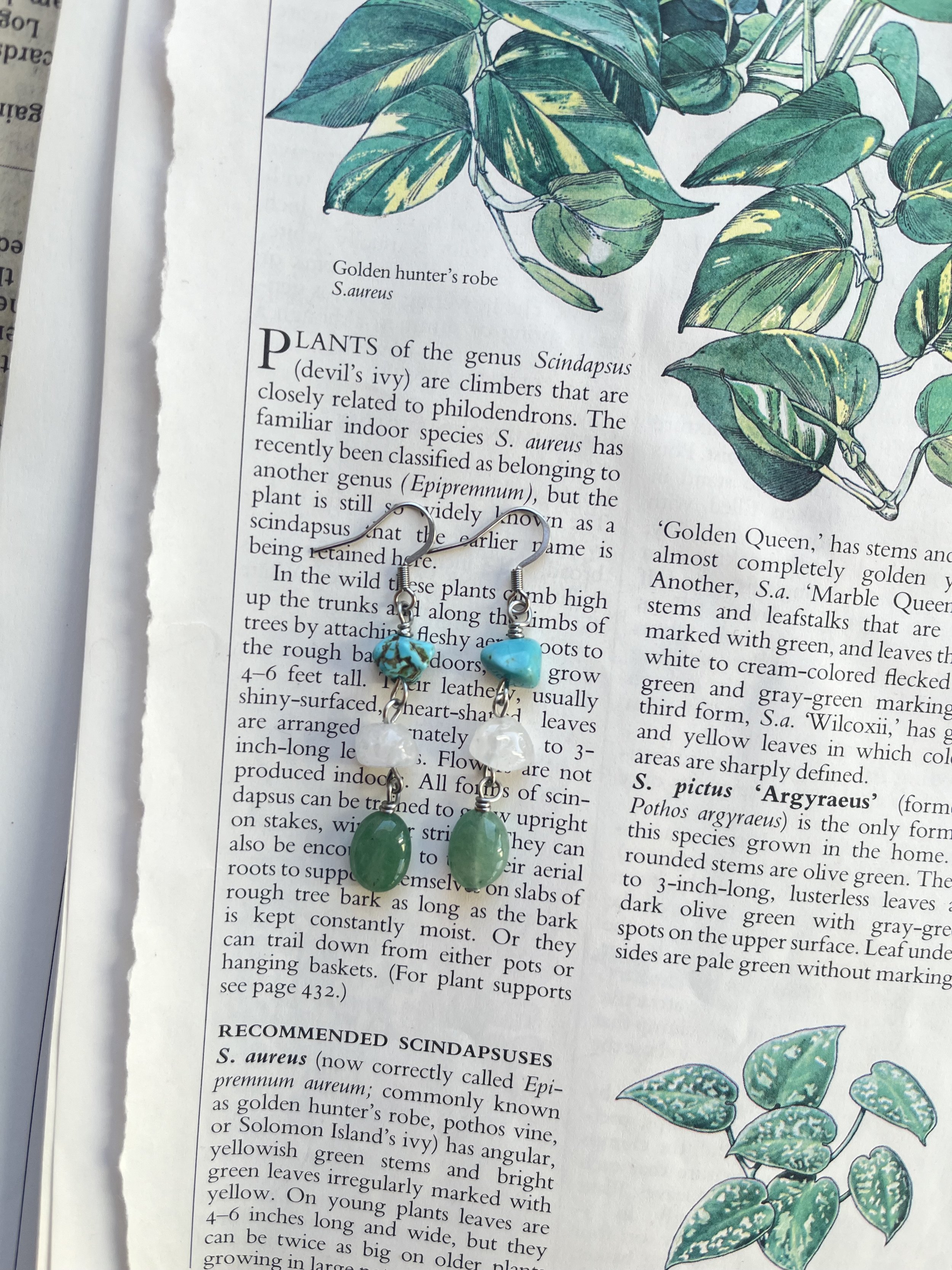 Turquoise Quartz & Aventurine Tears