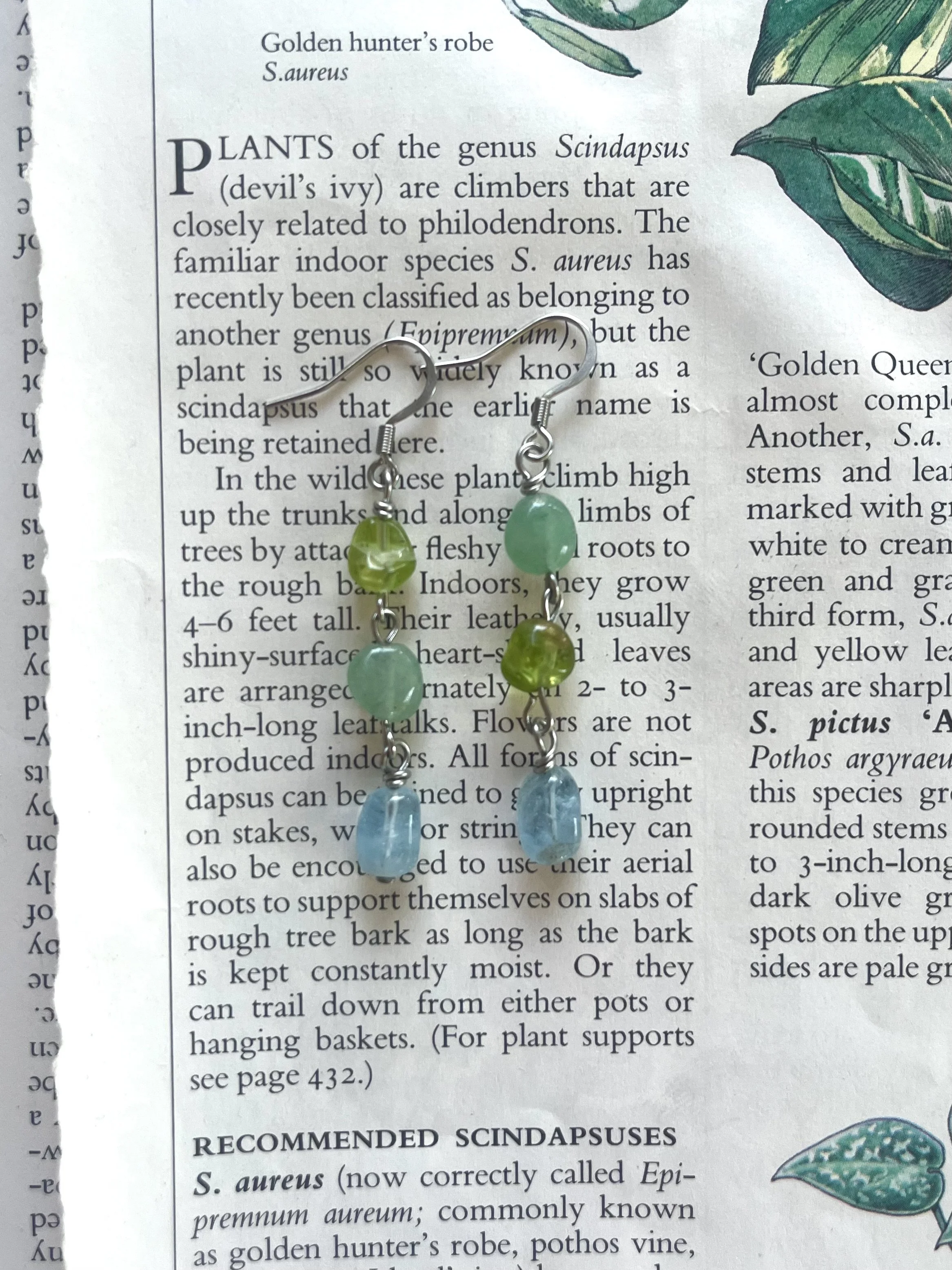 Peridot Aventurine & Aquamarine Tears