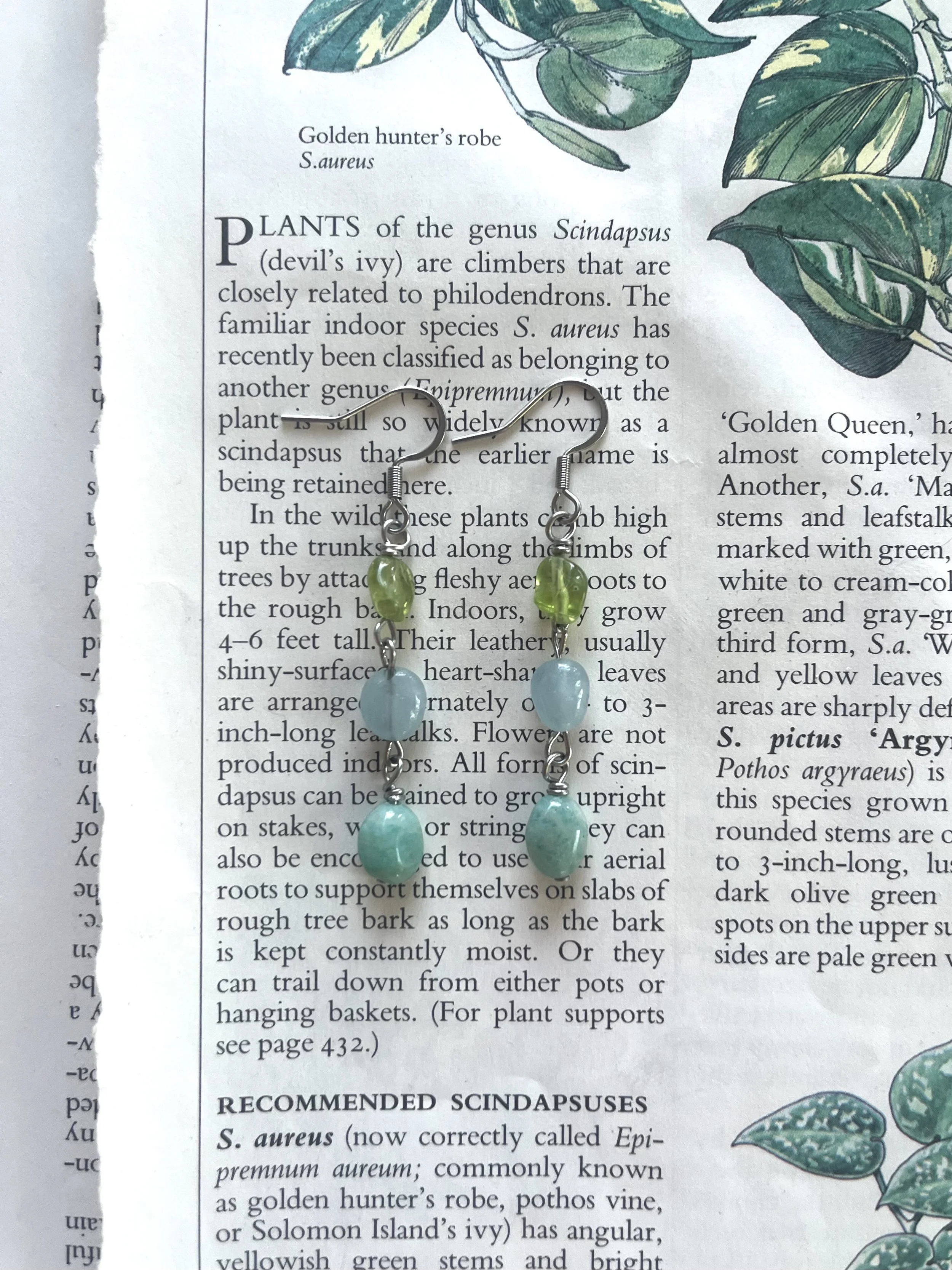 Peridot Aquamarine & Amazonite Tears
