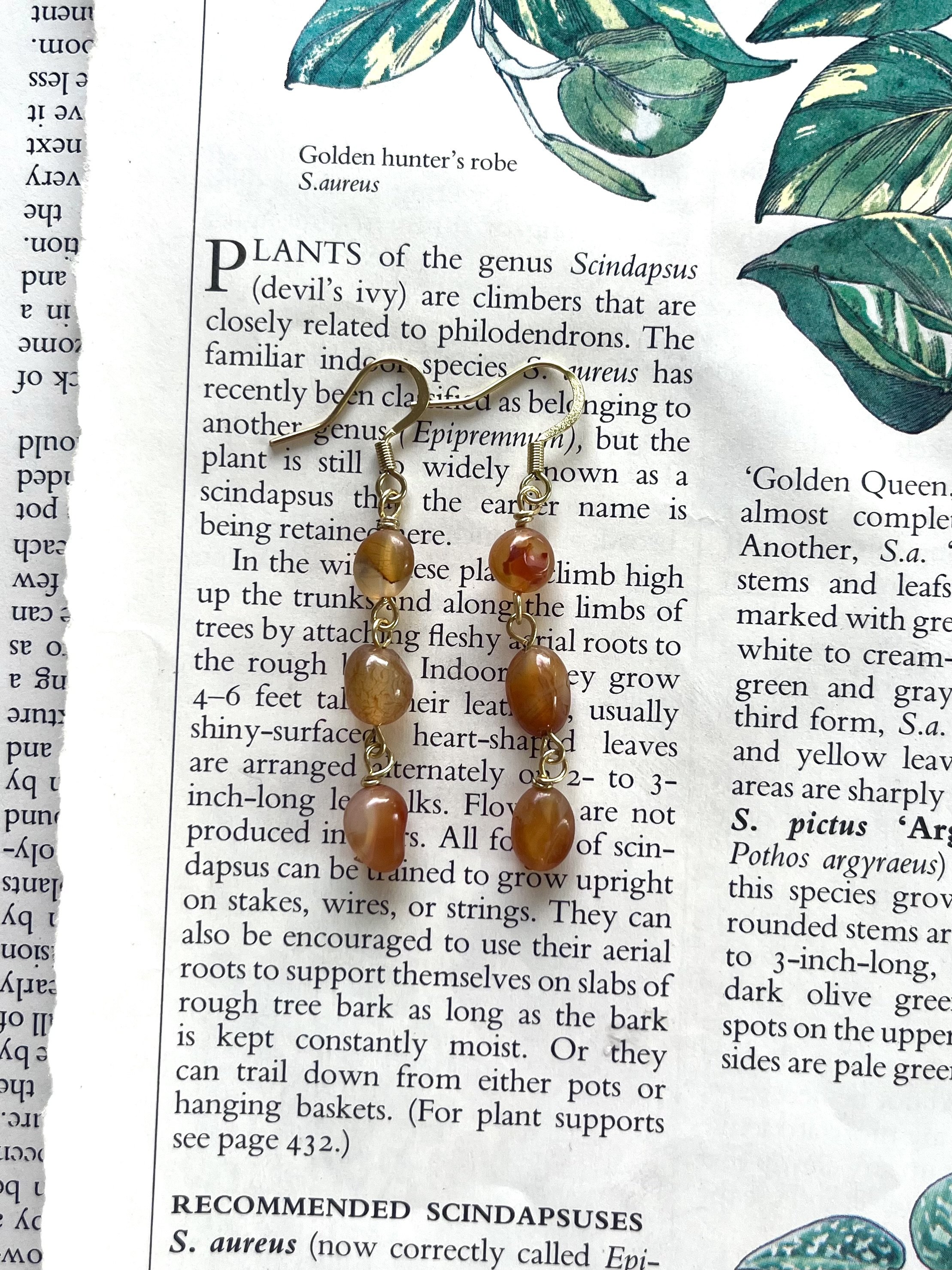 Orange Agate Tears