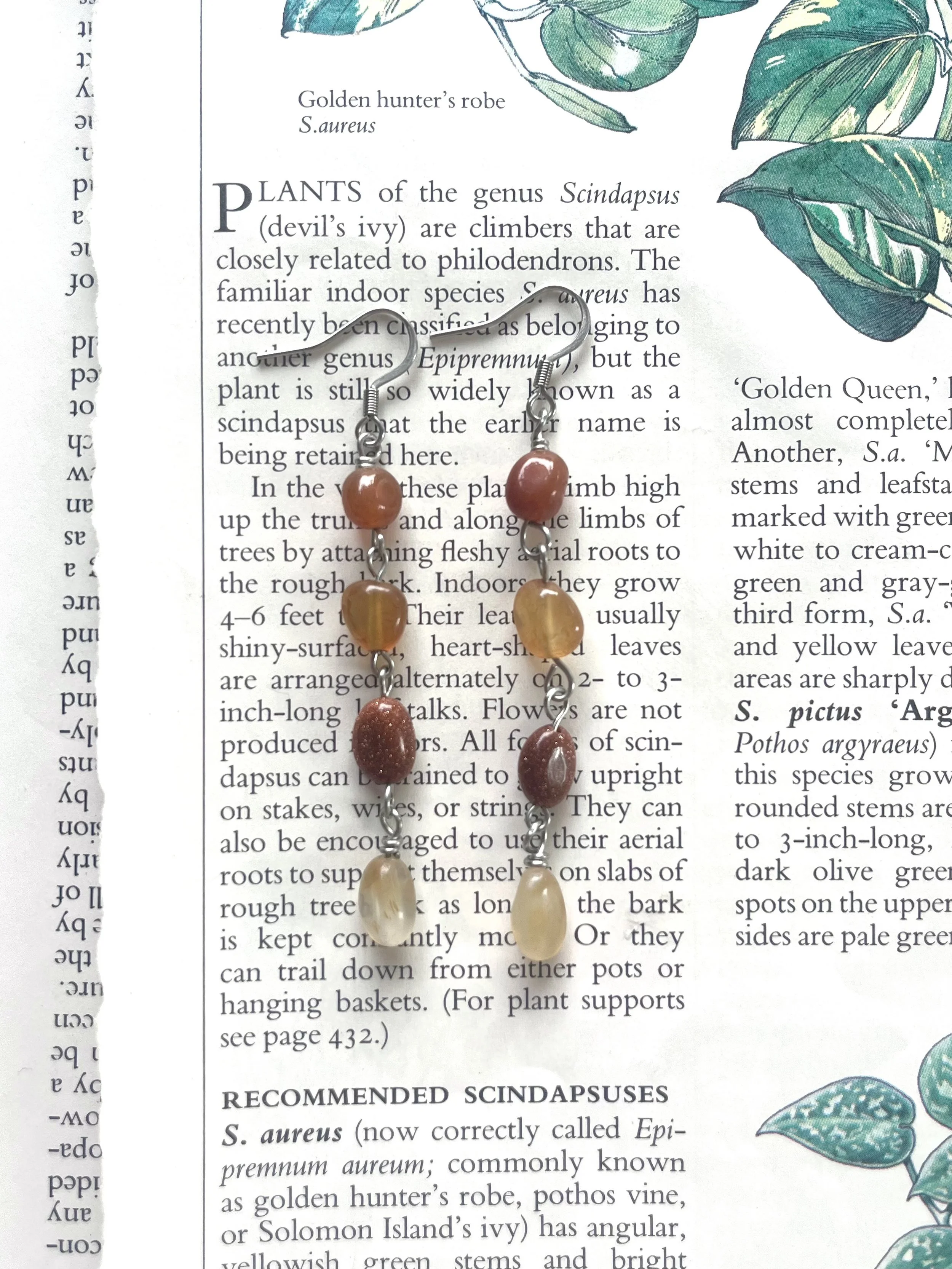 Orange Agate & Sunstone Tears