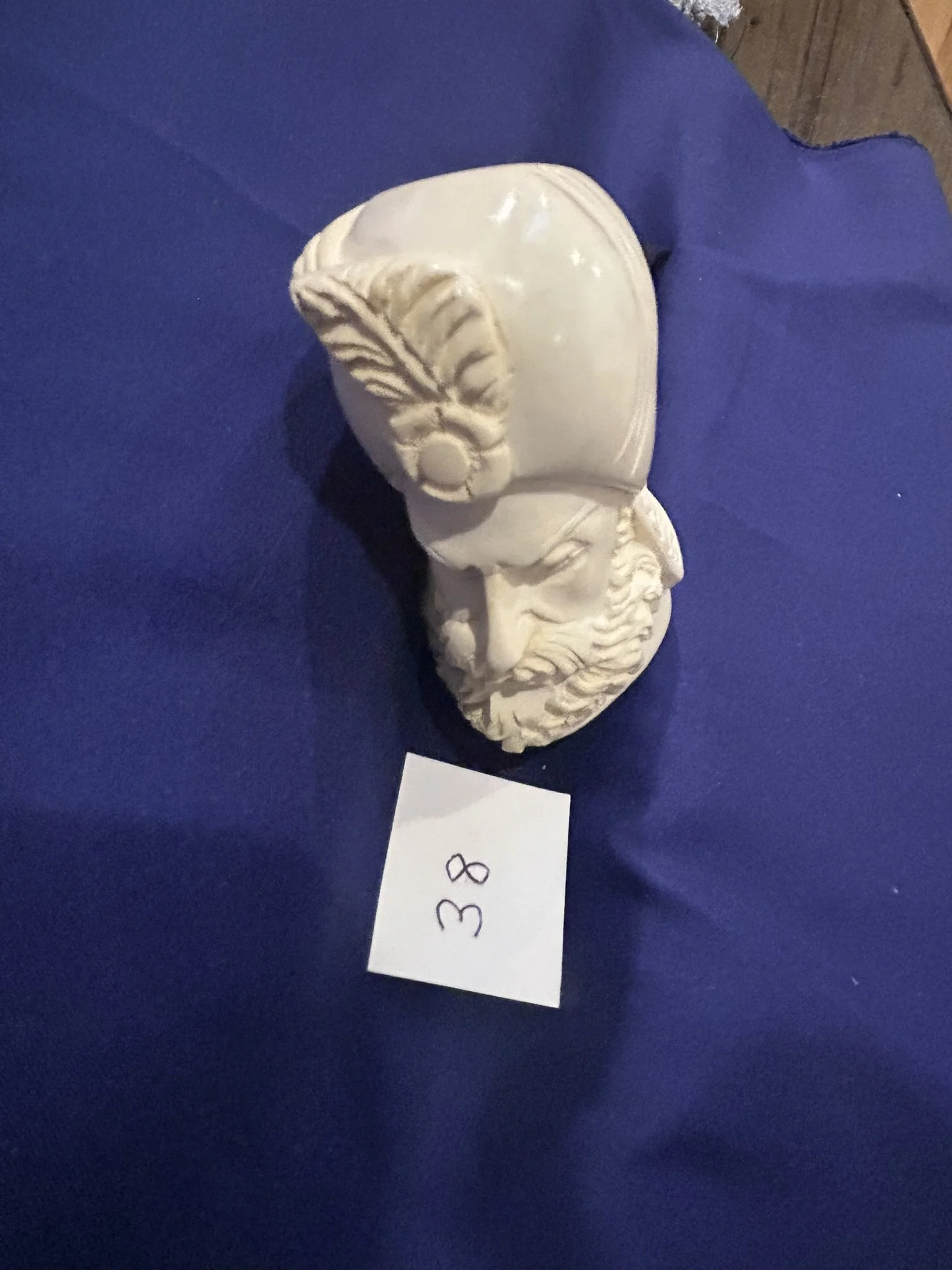 Meerschaum pipe nice large block unused Sultan with case