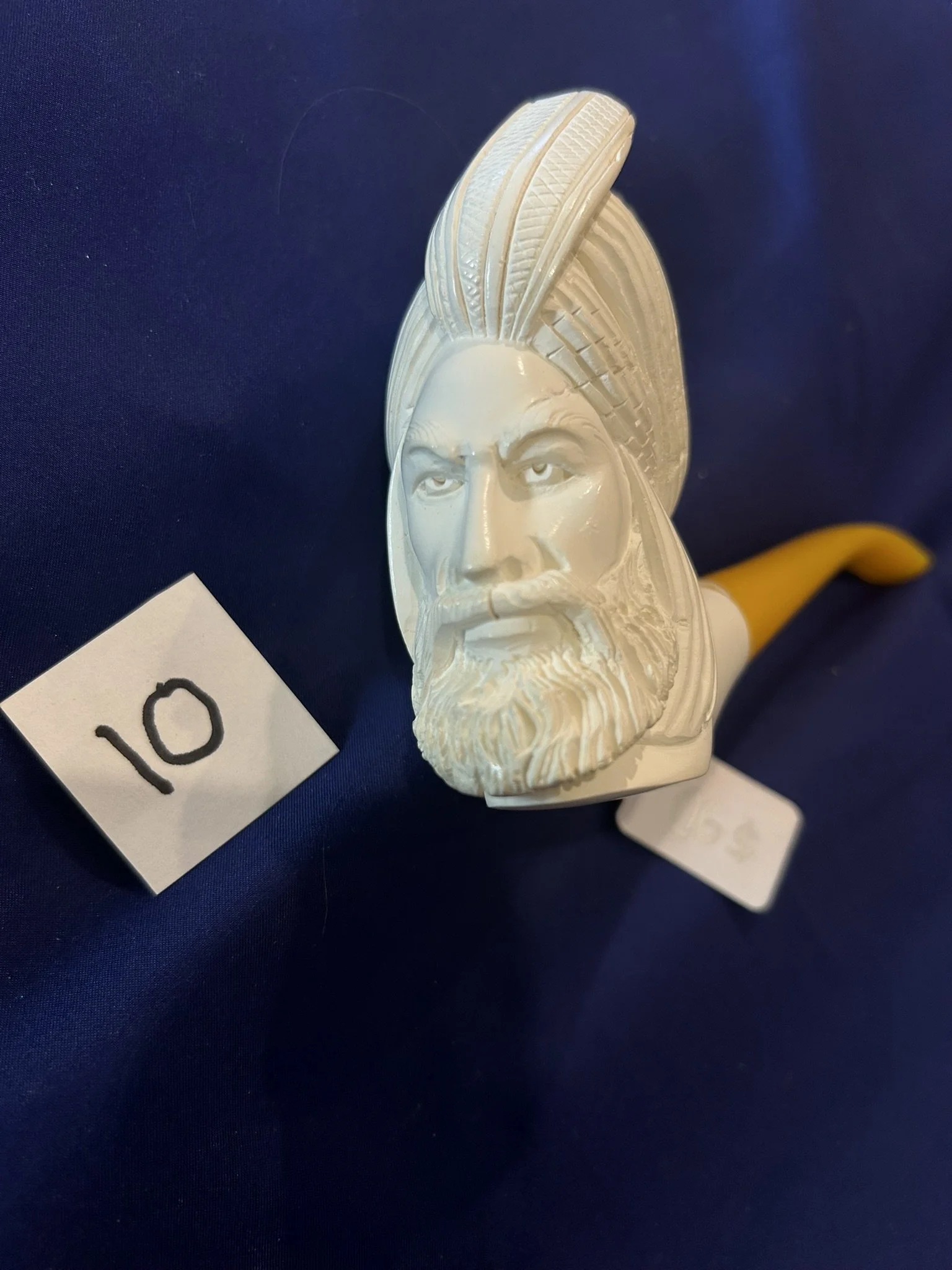 Meerschaum pipe large Sultan face  unused