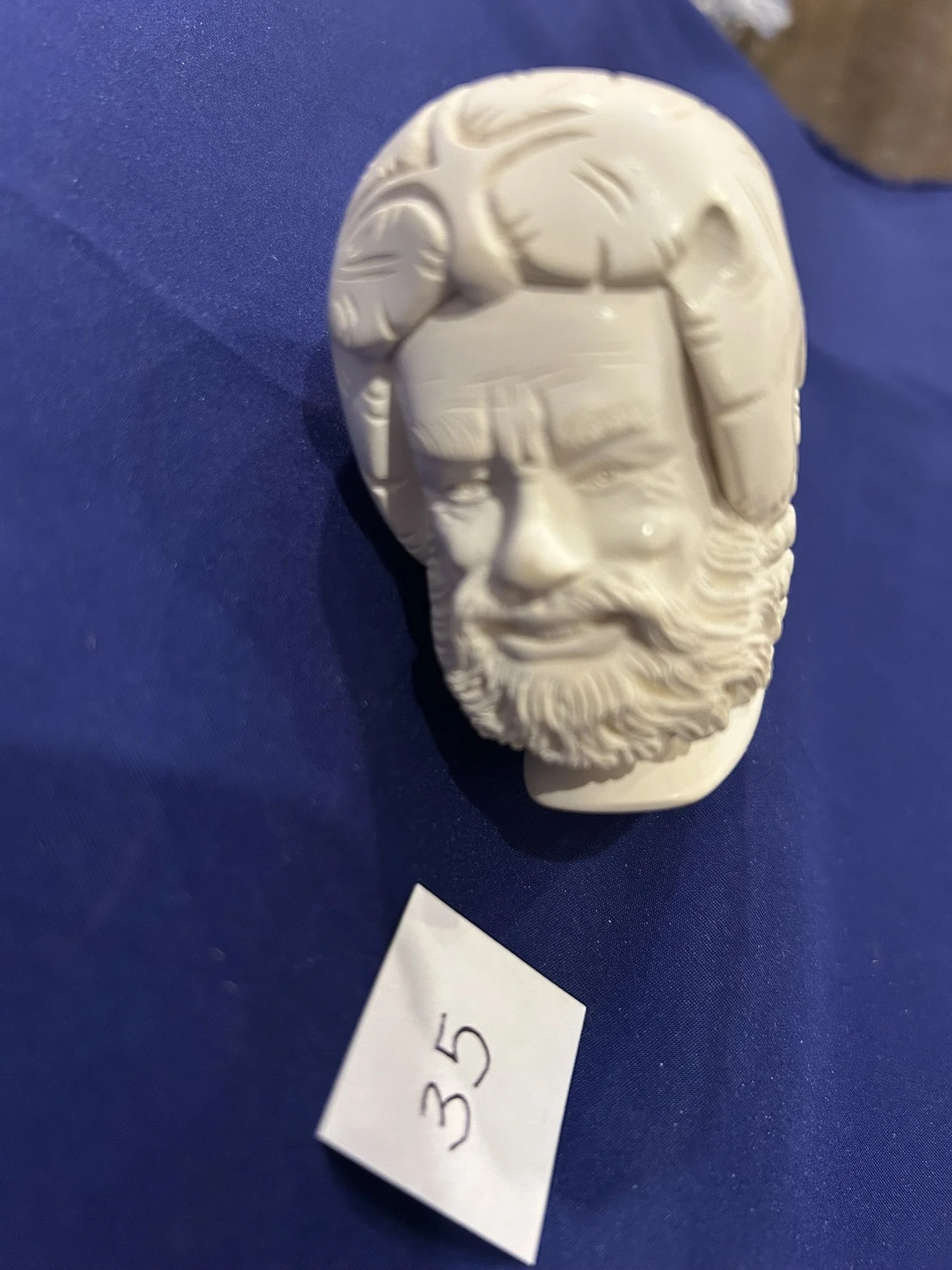 Meerschaum pipe Hayim Pinhas Bacchus God of Wine unused