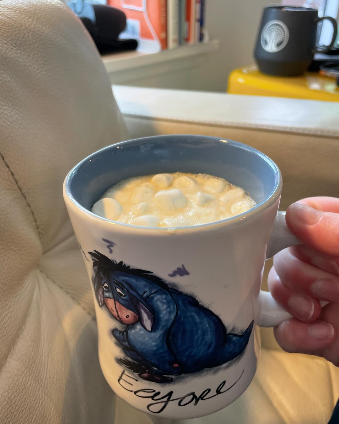 Sitting down to a chai (with marshmallows) in a mug I&rsquo;ve owned since high school. The taste and smell of chai is something that puts me directly at ease and feeling cozy&mdash;a taste and scent I&rsquo;ve known since, well, high school.

This i