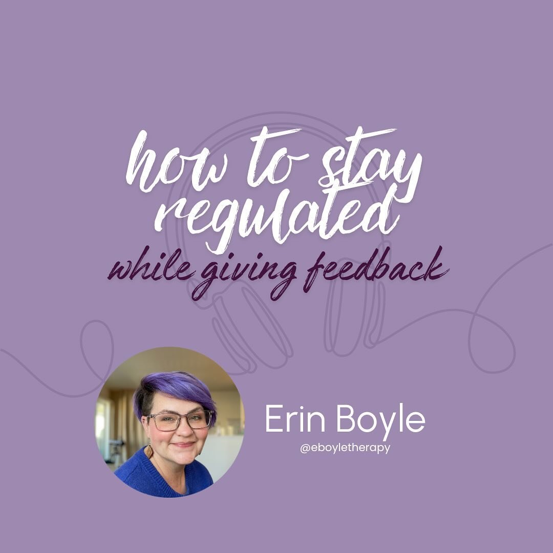 A few months ago I recorded a little something that addresses what to do when giving feedback is intimidating or even downright scary. Well, I&rsquo;ve finally posted it on my blog so that you can actually listen. Head on over to the blog on my websi