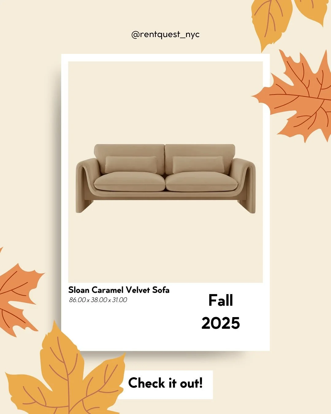✨HIGHLIGHT ITEM OF THE WEEK✨

Cozy season just got an upgrade 🍂 Meet our new Sloan Sofa &mdash; where comfort meets modern luxury. The perfect statement piece to warm up your Fall event or lounge setup. Perfectly match this sofa with our Caramel Slo