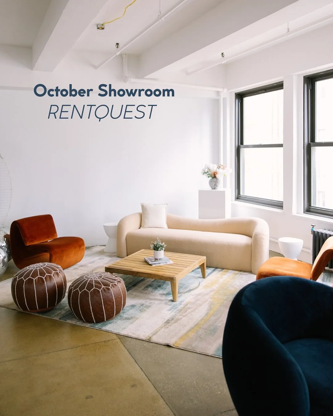 ✨RENTQUEST OCTOBER SHOWROOM✨

Our October Showroom Refresh is Here!
We&rsquo;ve redesigned our showroom for October to highlight our newest inventory pieces &mdash; from statement seating to elevated accent tables and textures that set the tone for y
