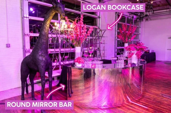 Bold and fun pieces for an unforgettable celebration! 🪩🪩🪩

This entire space came together beautifully thanks to @nikkiglekascollective vision and we loved seeing how each piece was placed! 🎀

Book your next celebration with us, and we&rsquo;ll h