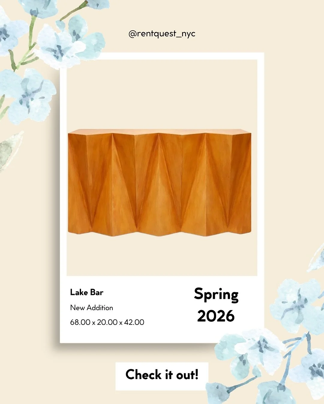 ✨HIGHLIGHT ITEM OF THE WEEK✨

Lake Bar

A bold, angular bar with a carved facade that plays with light and shadows. The warm tone keep its inviting while the textured design adds a modern, elevated feel. 
&bull;
&bull;
&bull;
&bull;
&bull;
&bull;
&bu