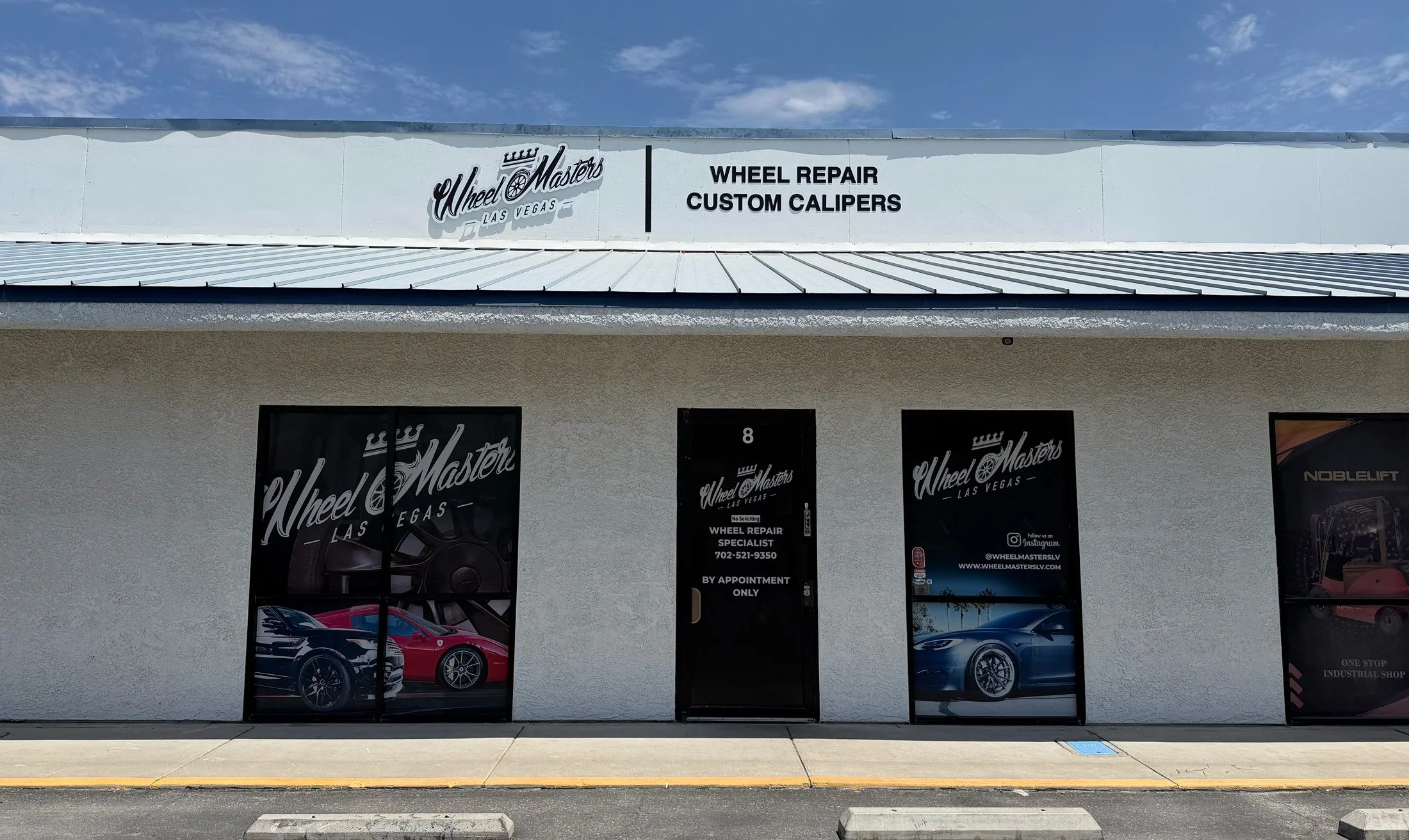 Wheel Masters Las Vegas wheel repair shop exterior