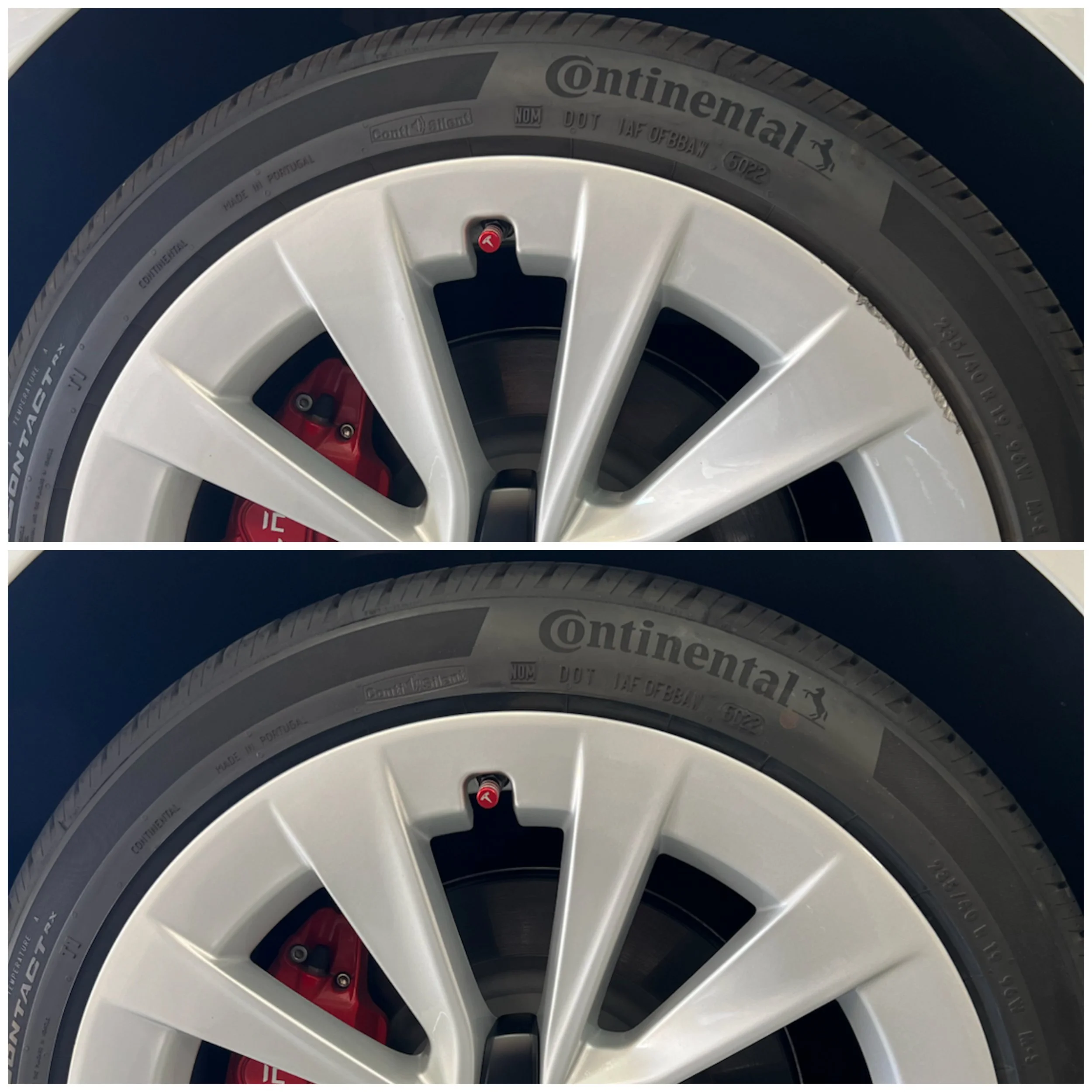 before and after tesla wheel repair