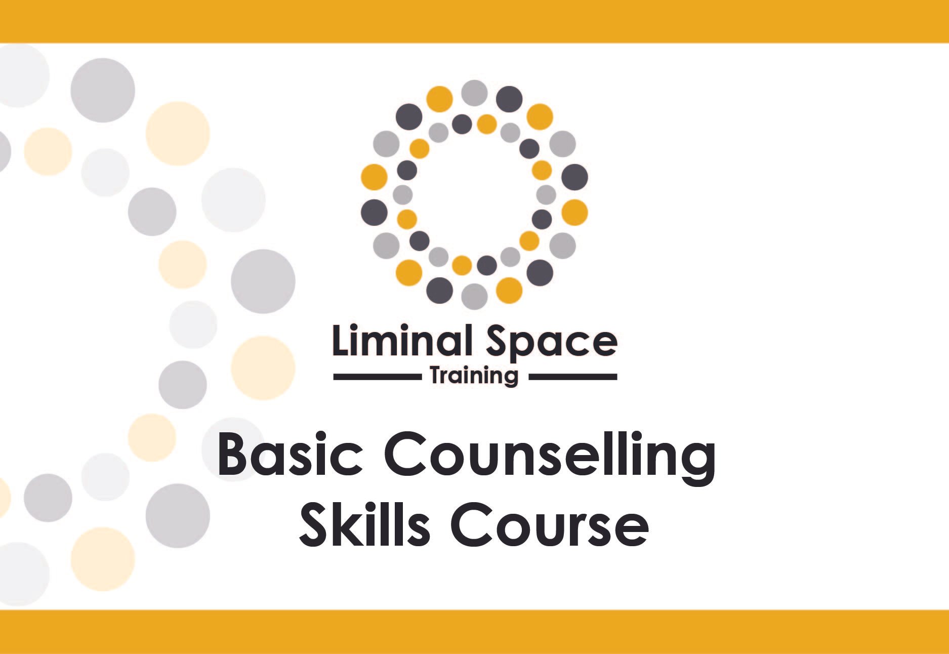Basic Counselling Skills Course