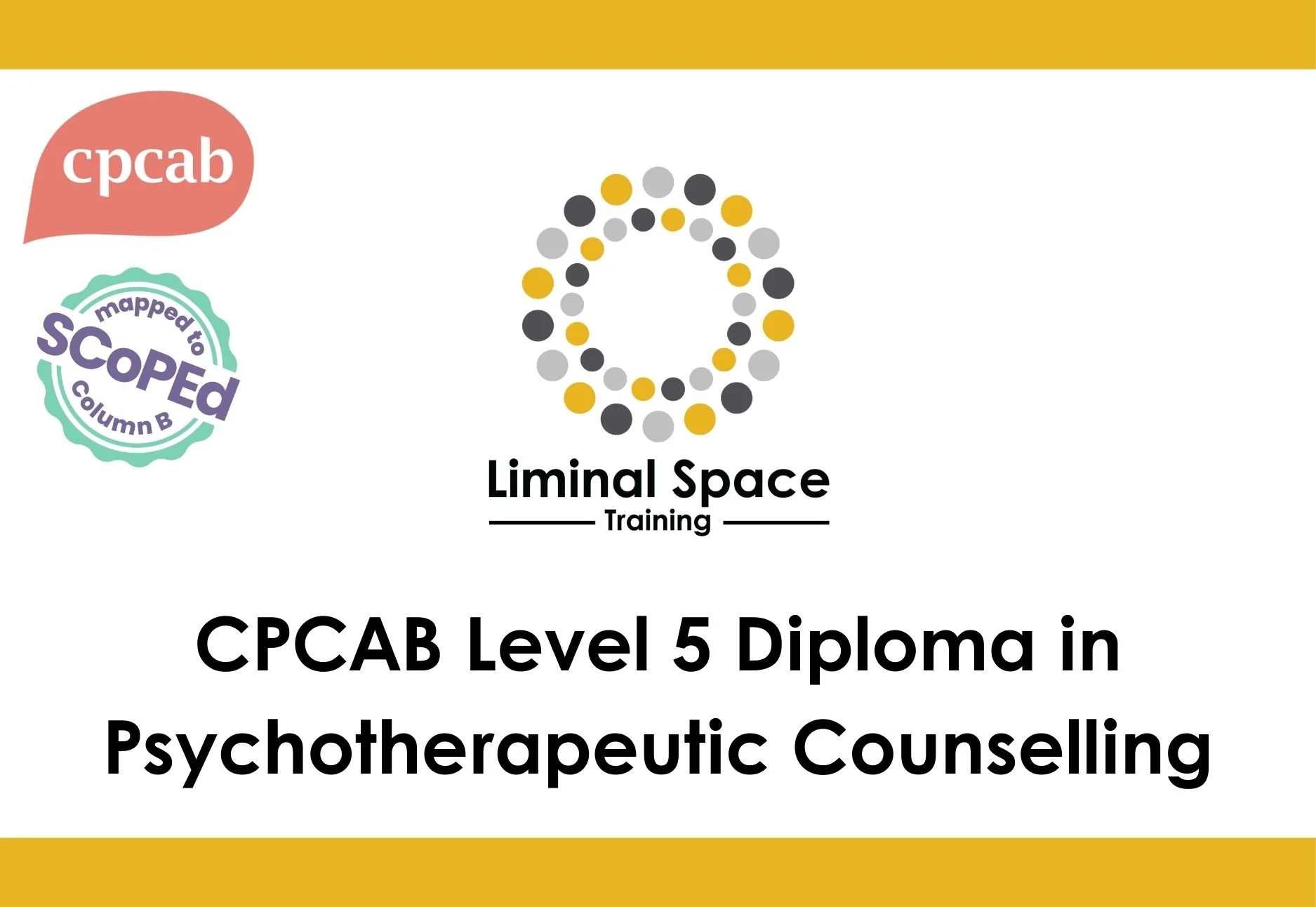 CPCAB Level 5 Diploma in Psychotherapeutic Counselling