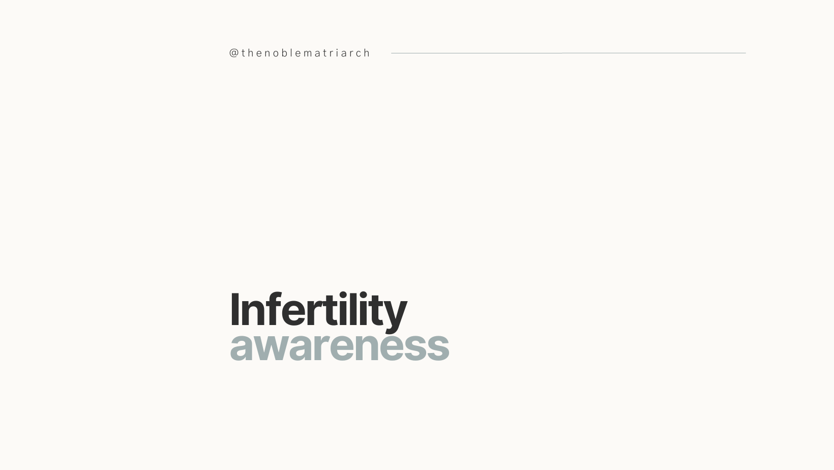 Infertility Awareness Week 2016