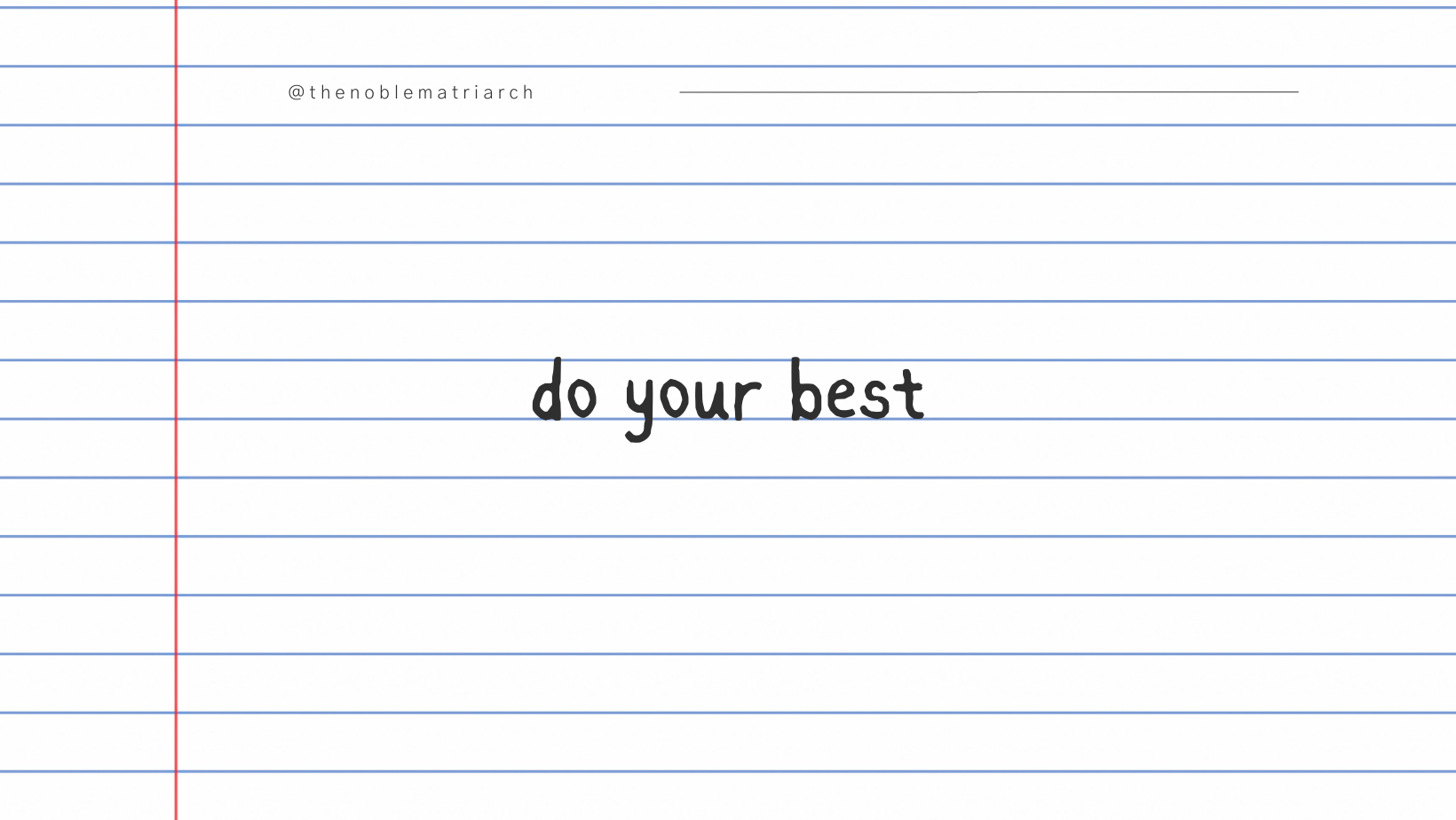 “do your best”