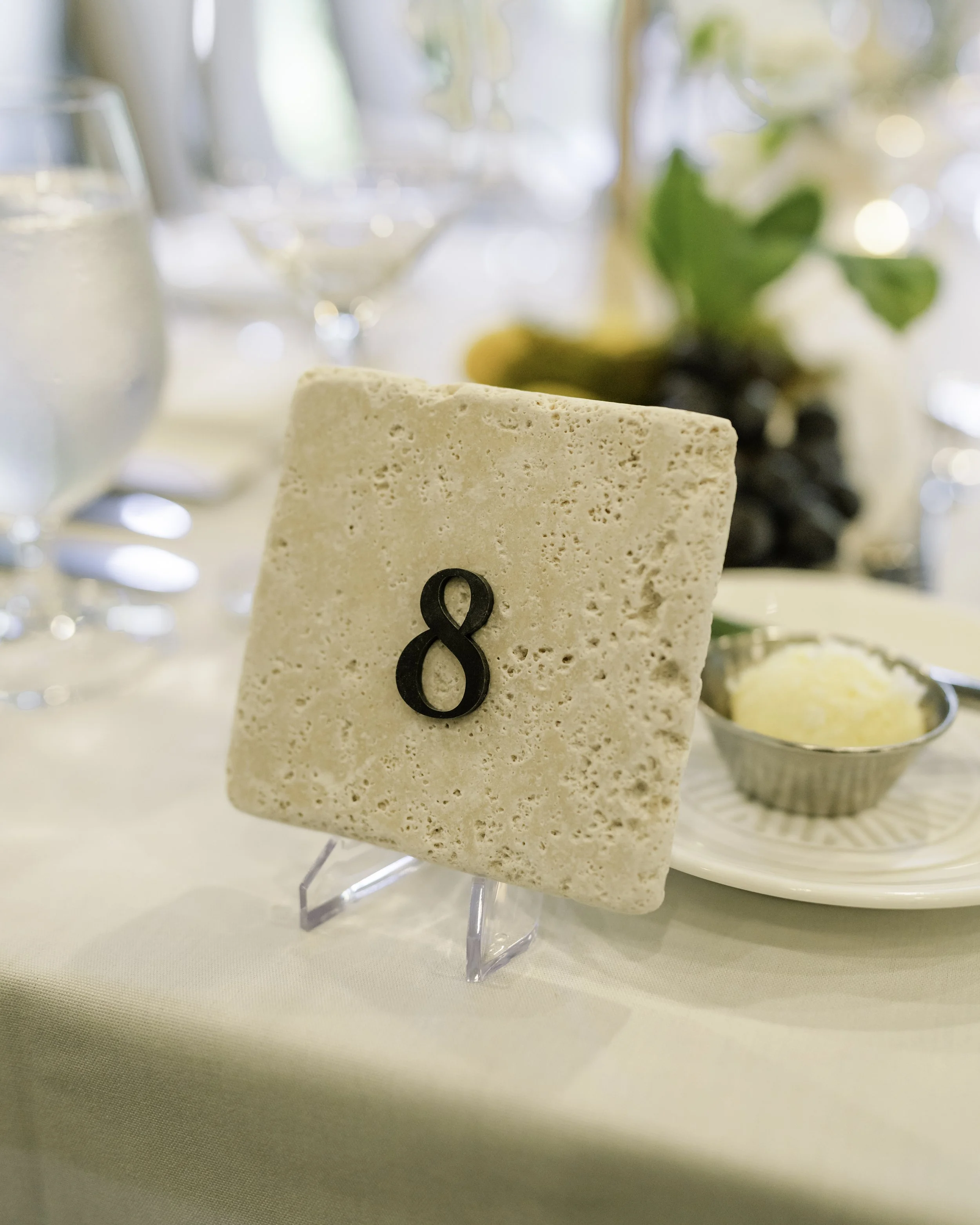 Stone Table Numbers