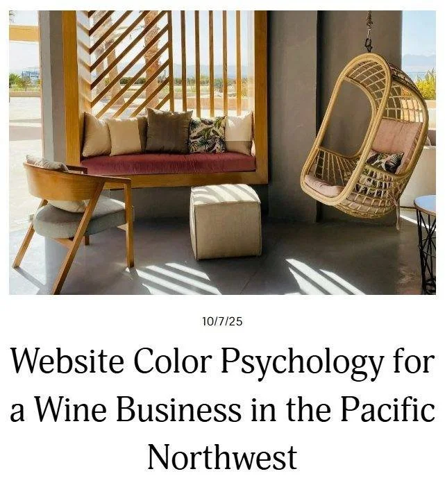"Website Color Psychology for a Wine Business in the Pacific Northwest"
New blog post! 
Head over to goldensquaredesignstudio.com and have a read!
A website should be more than just a plain site on the internet. It should be an experience
