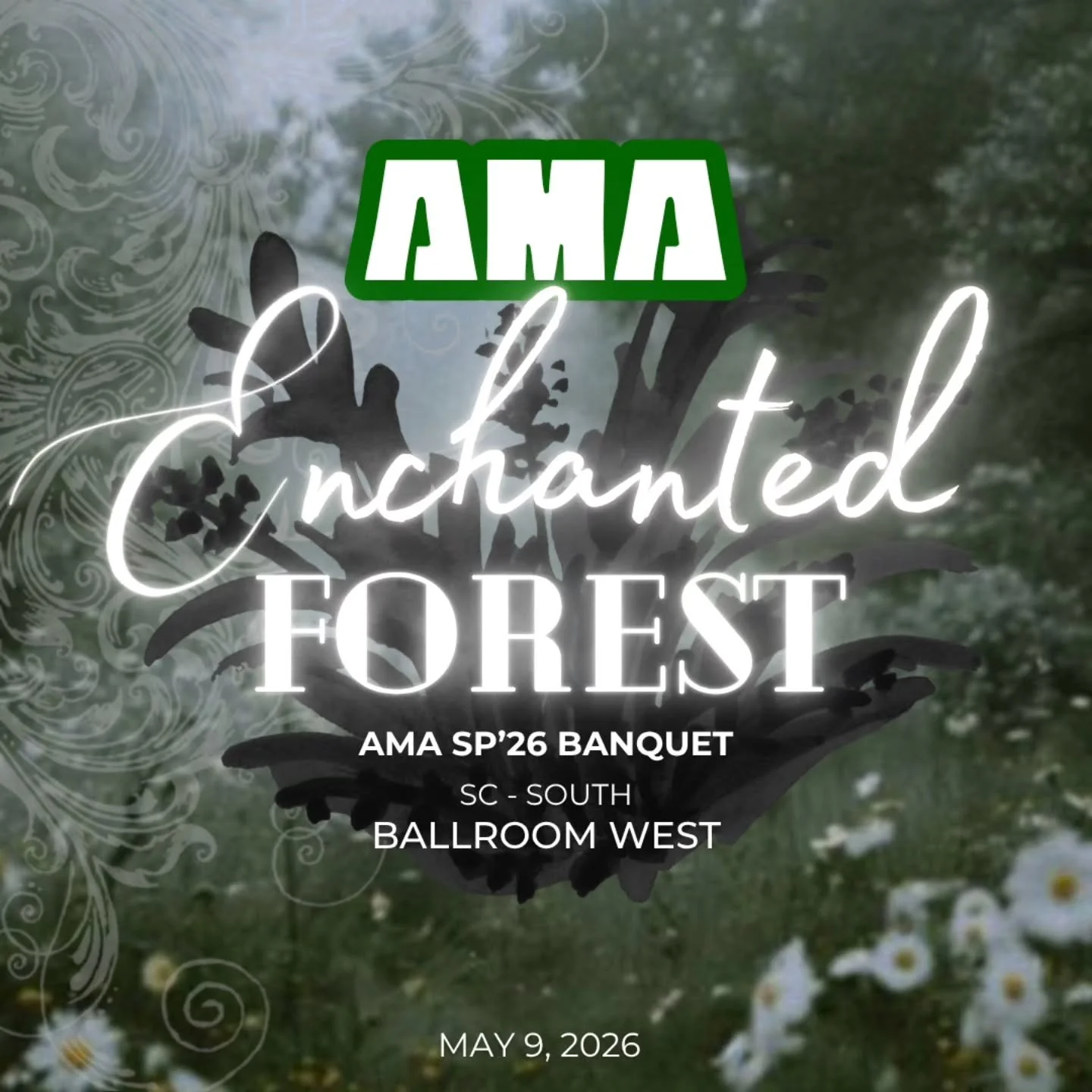 Hey fAMALy 🌿✨
The most anticipated night of the semester is almost here&hellip;
Step into our Enchanted Forest for Spring &rsquo;26 Banquet and celebrate everything we&rsquo;ve built together this semester 🤍
A night filled with memories, good energ