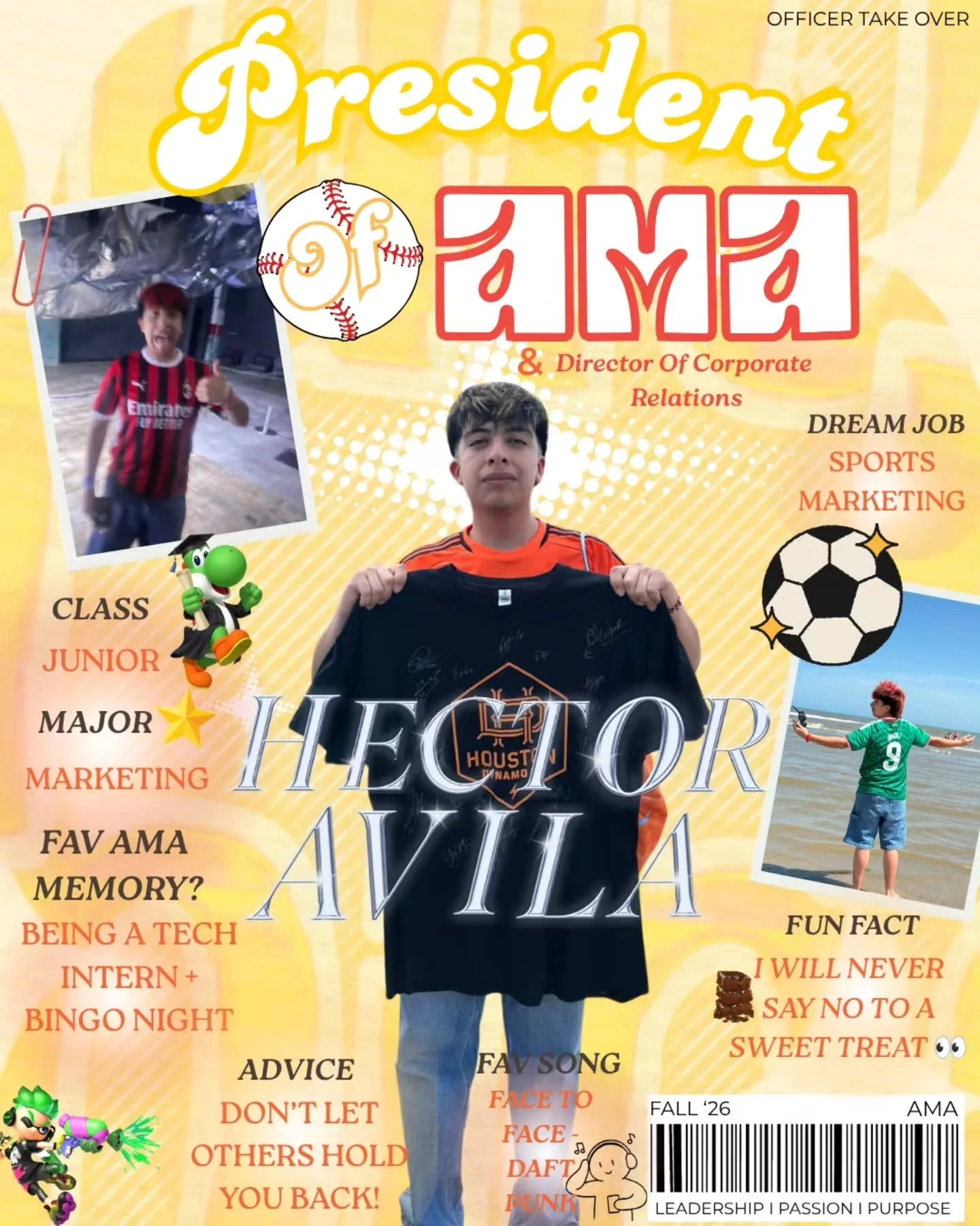 Hey fAMAly! ❤️

Introducing our President and Director of Corporate Relations, Hector Avila 🔥😸

Hope y'all enjoyed his takeover and got to learn a little more about him! ✨️🫶
@jecktoar