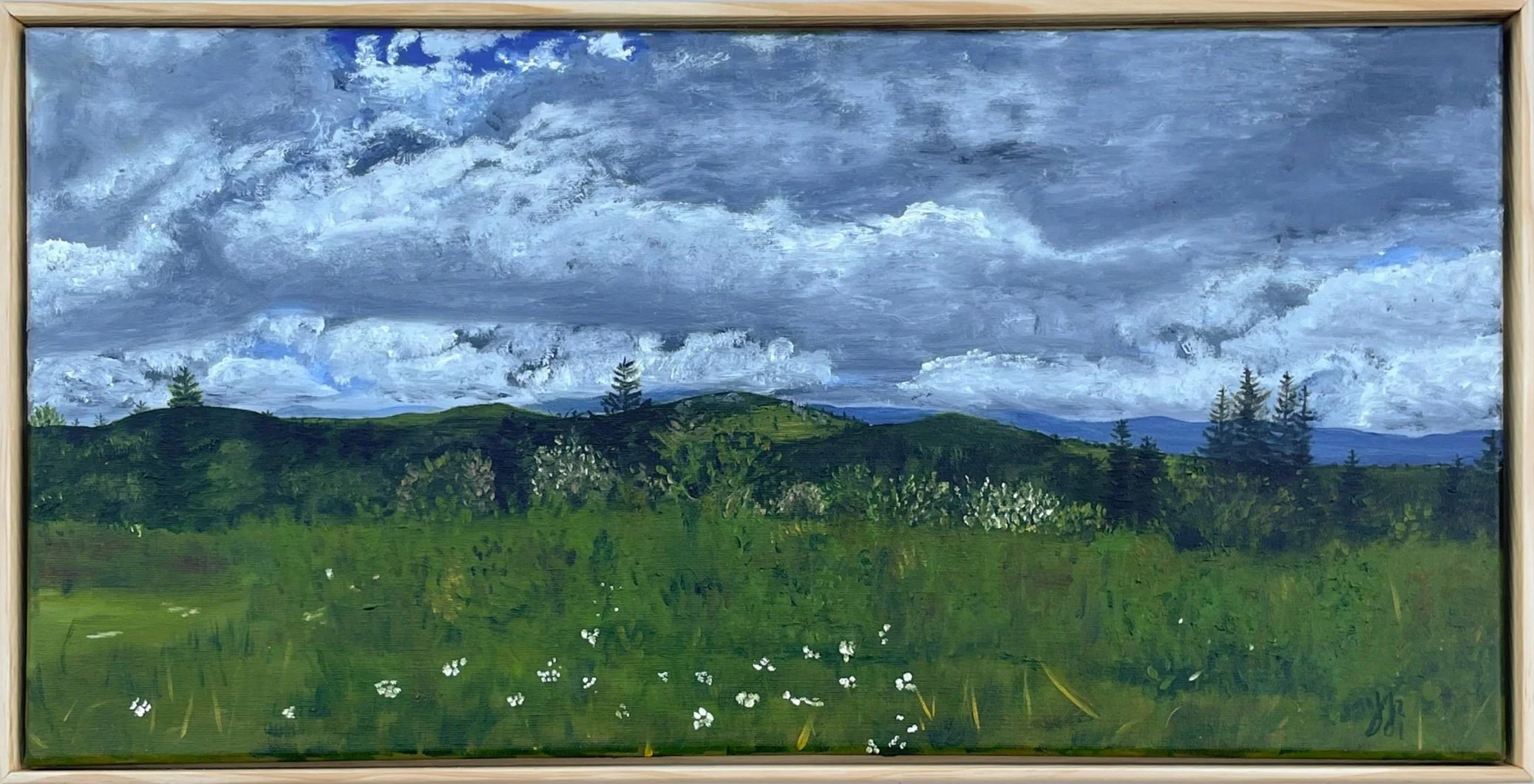 Grayson Highlands Oil Painting. Available at CDR Frame Shop & Gallery