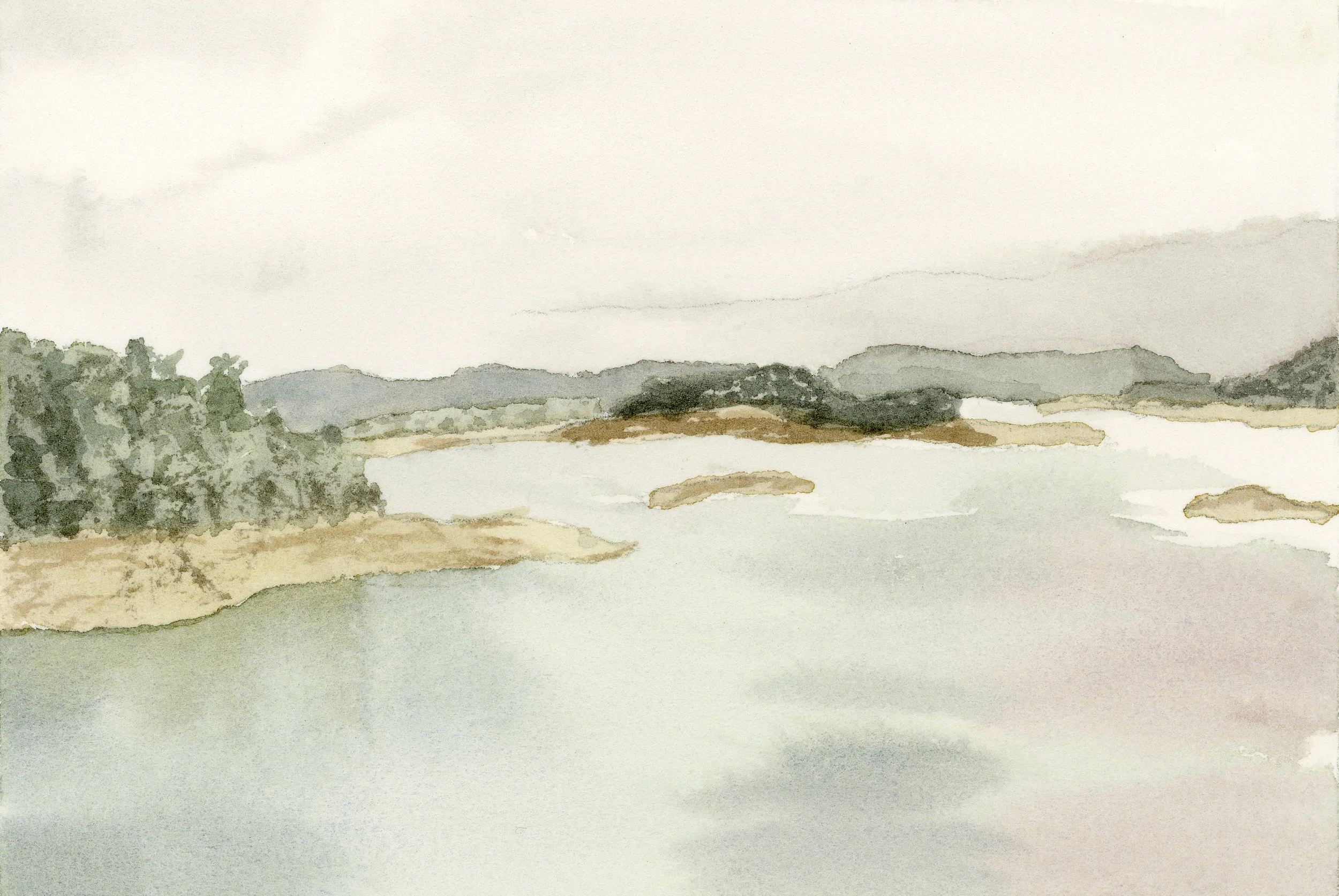 Over Boone Lake-Nostalgia Collection Fine Art PRINT