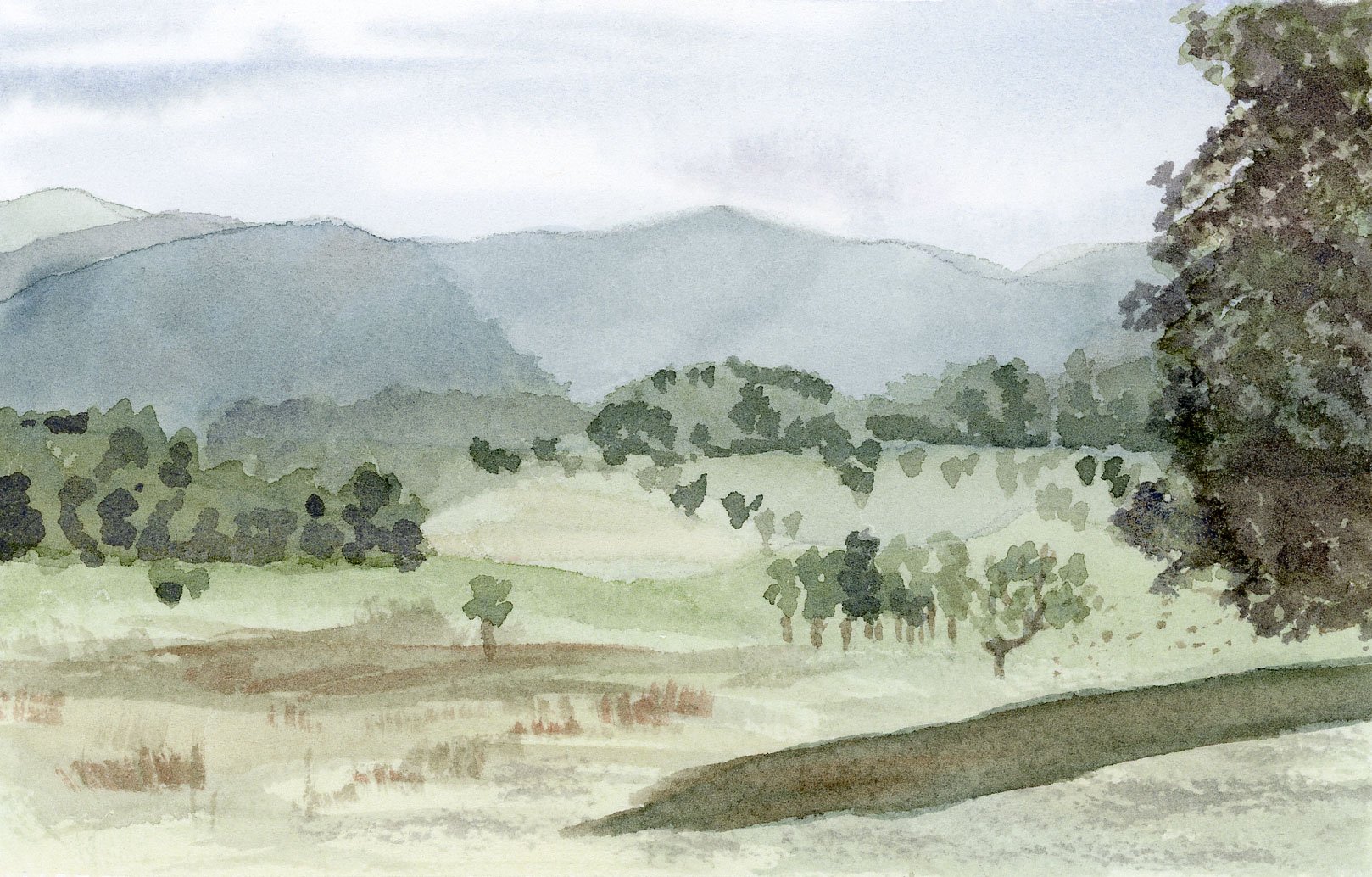 In the Shade-Nostalgia Collection Fine Art PRINT