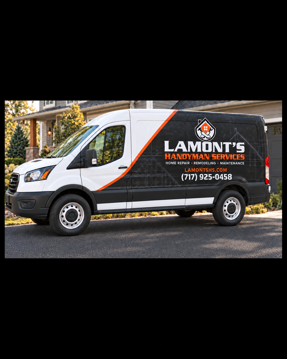 Lamont's Handyman Services work van serving Lancaster, PA