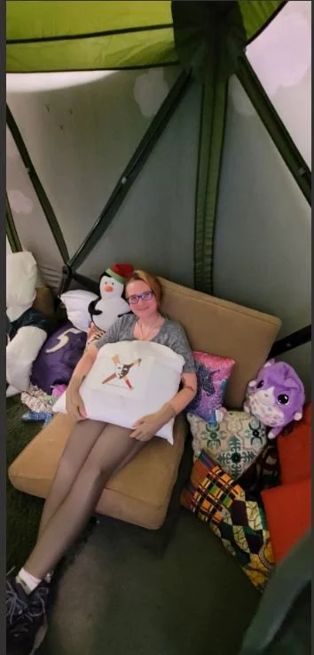 stuffie tent with Ashley.jpg