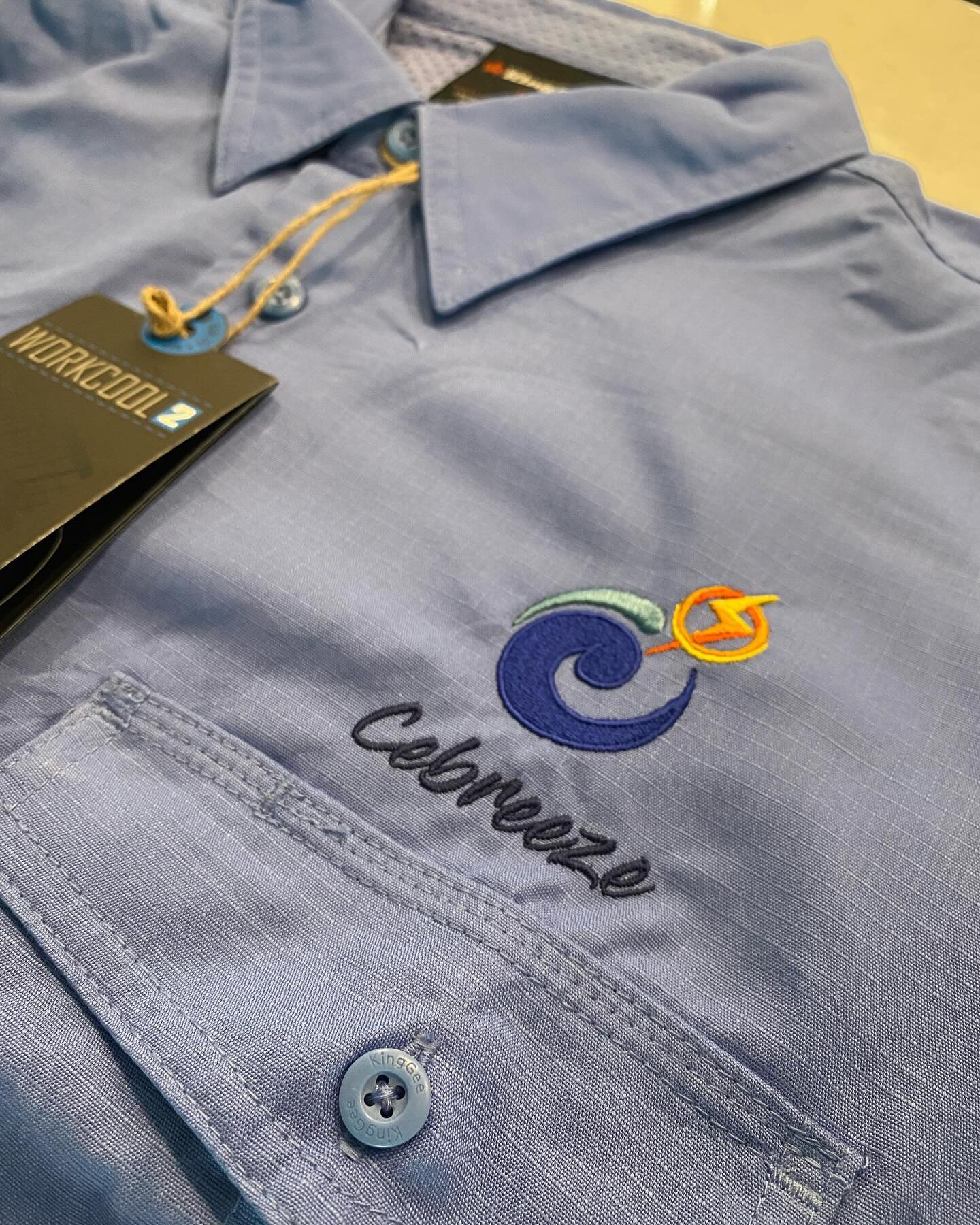 New workwear for the Cebreeze team to work fast and efficient while keeping things cool!