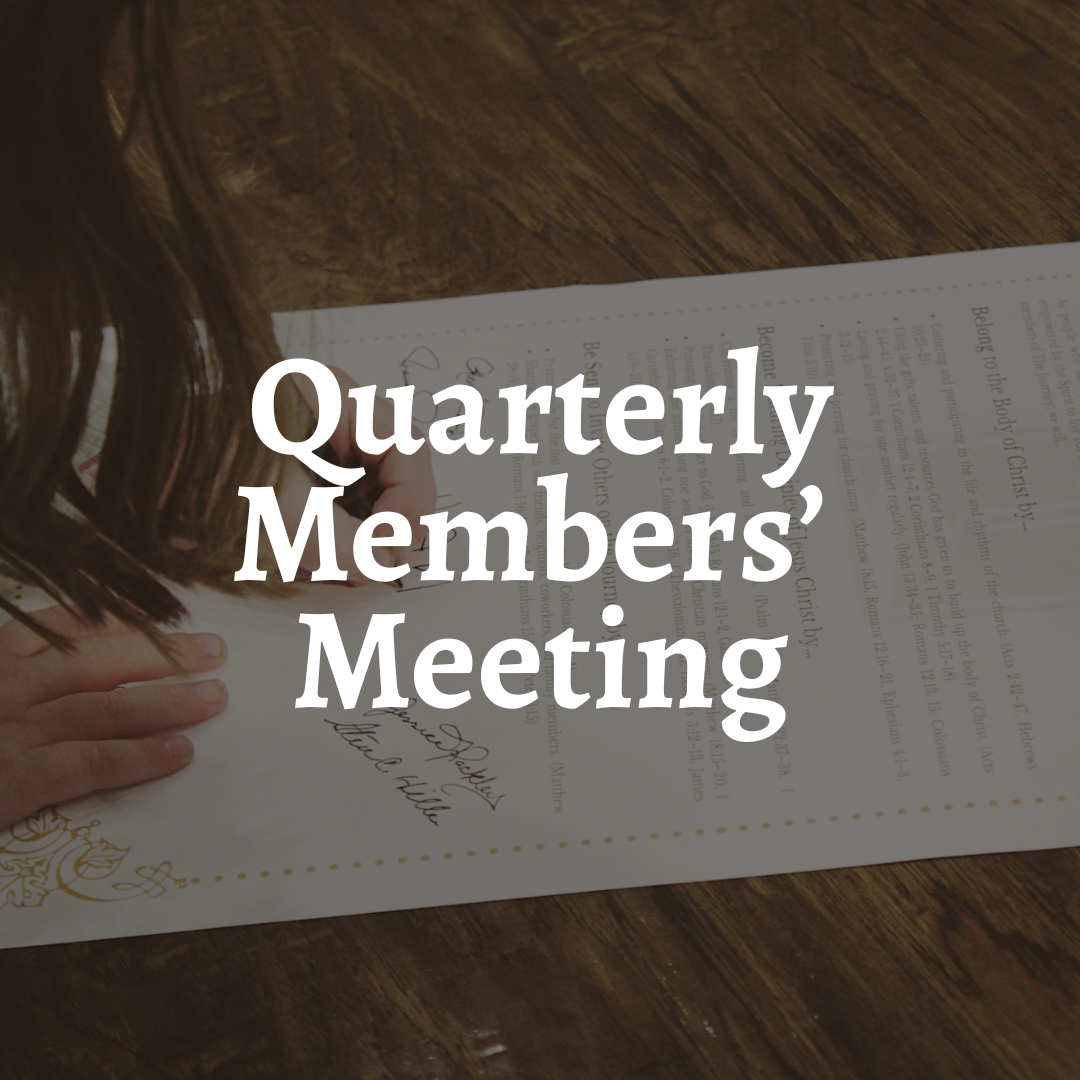 3rd Quarter Members Meeting