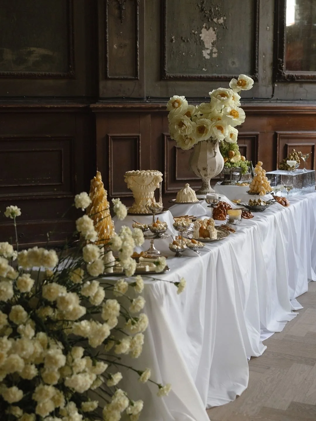 Soft light, worn walls, and a table set for quiet celebration. butter-yellow hues, gentle textures, and the kind of details that feel like a memory waiting to happen. 
Every flower, every fold of fabric, every bite of food &mdash; designed not just t
