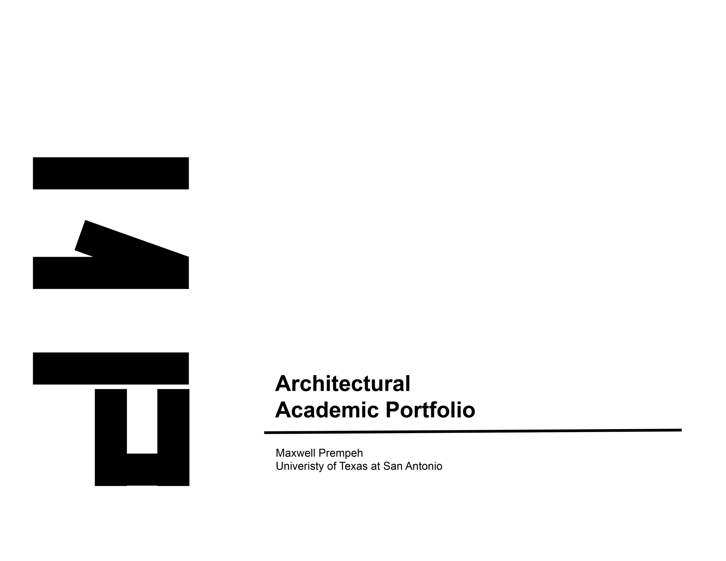 ARCHITECTURAL PORTFOLIO