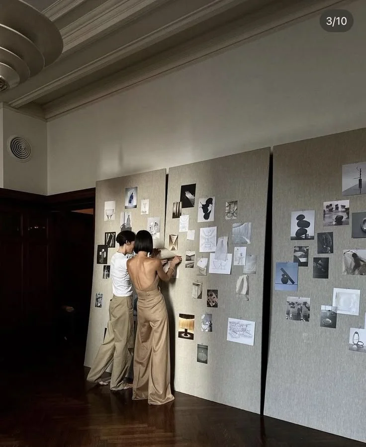 Athena Calderone in her studio
