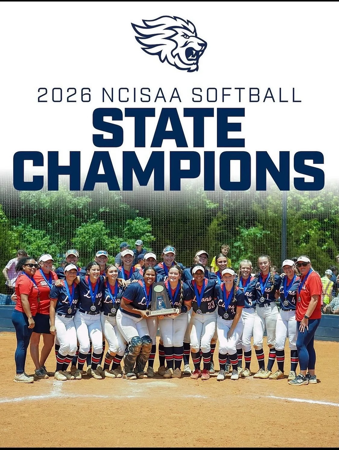 Huge shoutout and congrats to &lsquo;28 grad Alison Vandiver and her team on being state champions! 🏆🎉🎉