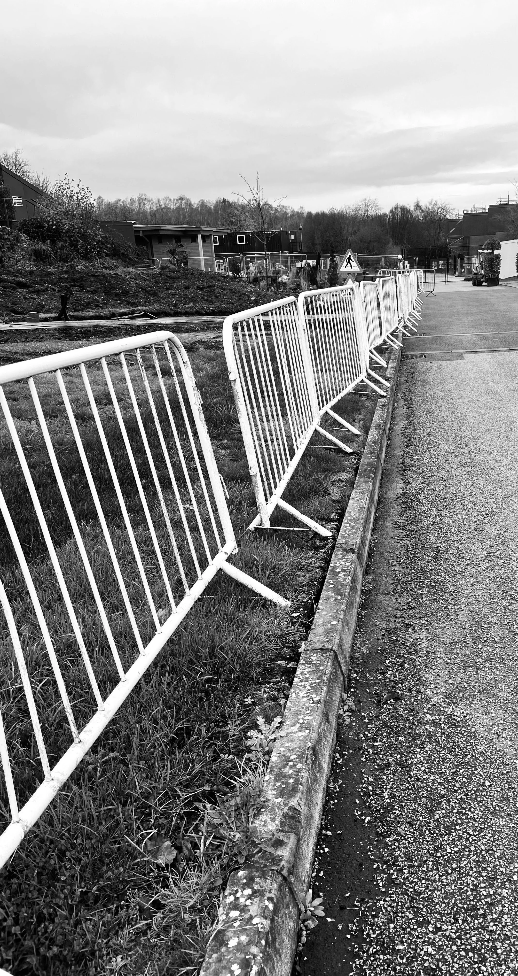 Diana Ross – railings receding into distance