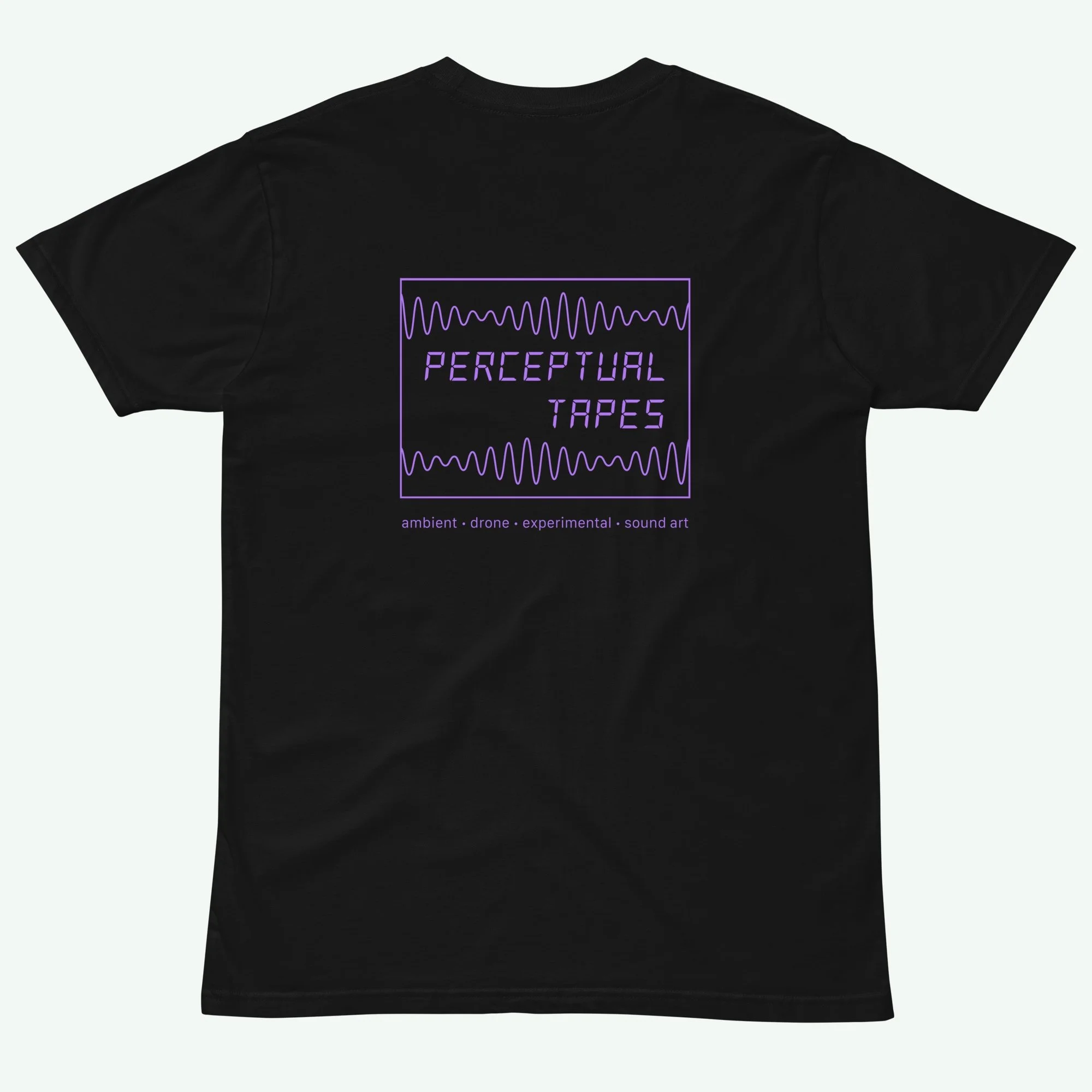 Perceptual Tapes Tee - Black and Purple