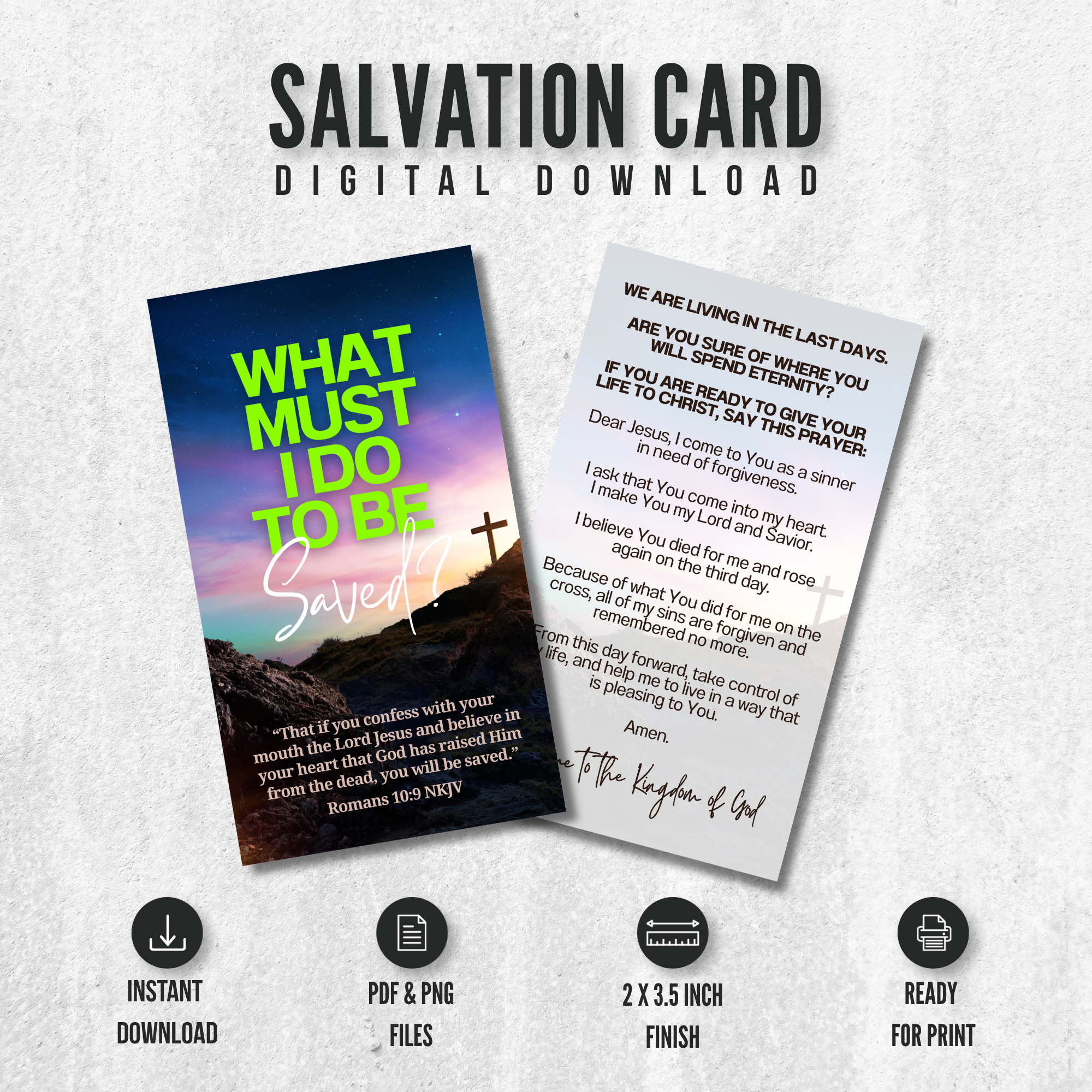 Salvation Card (Digital Download)