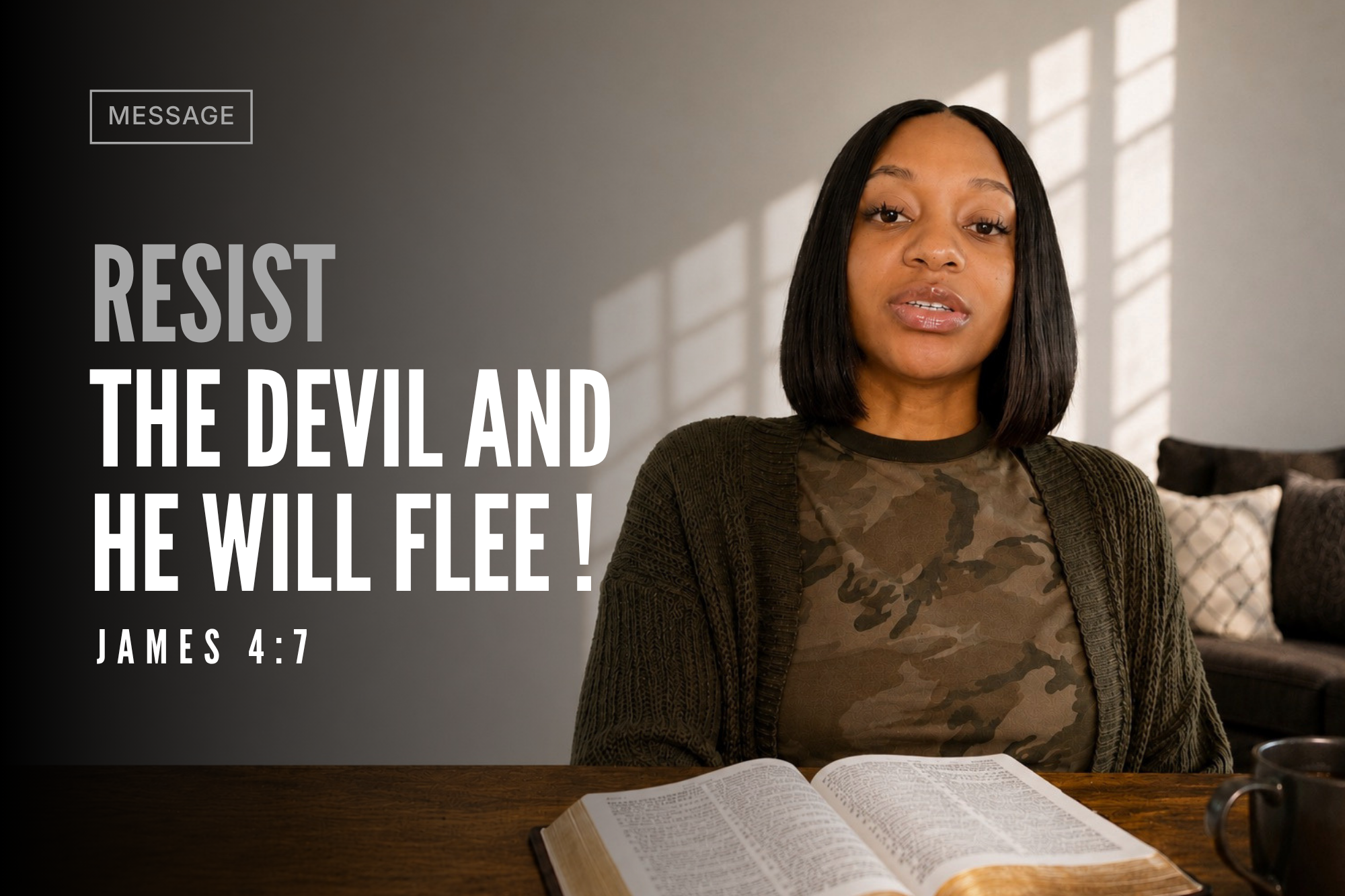 Resist the Devil and He Will Flee‼️