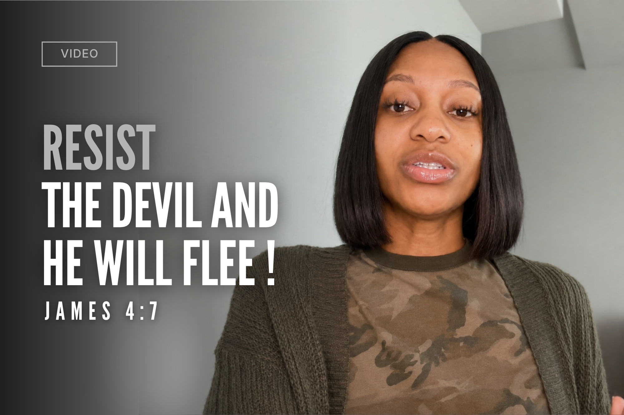 Resist the Devil and He Will Flee‼️